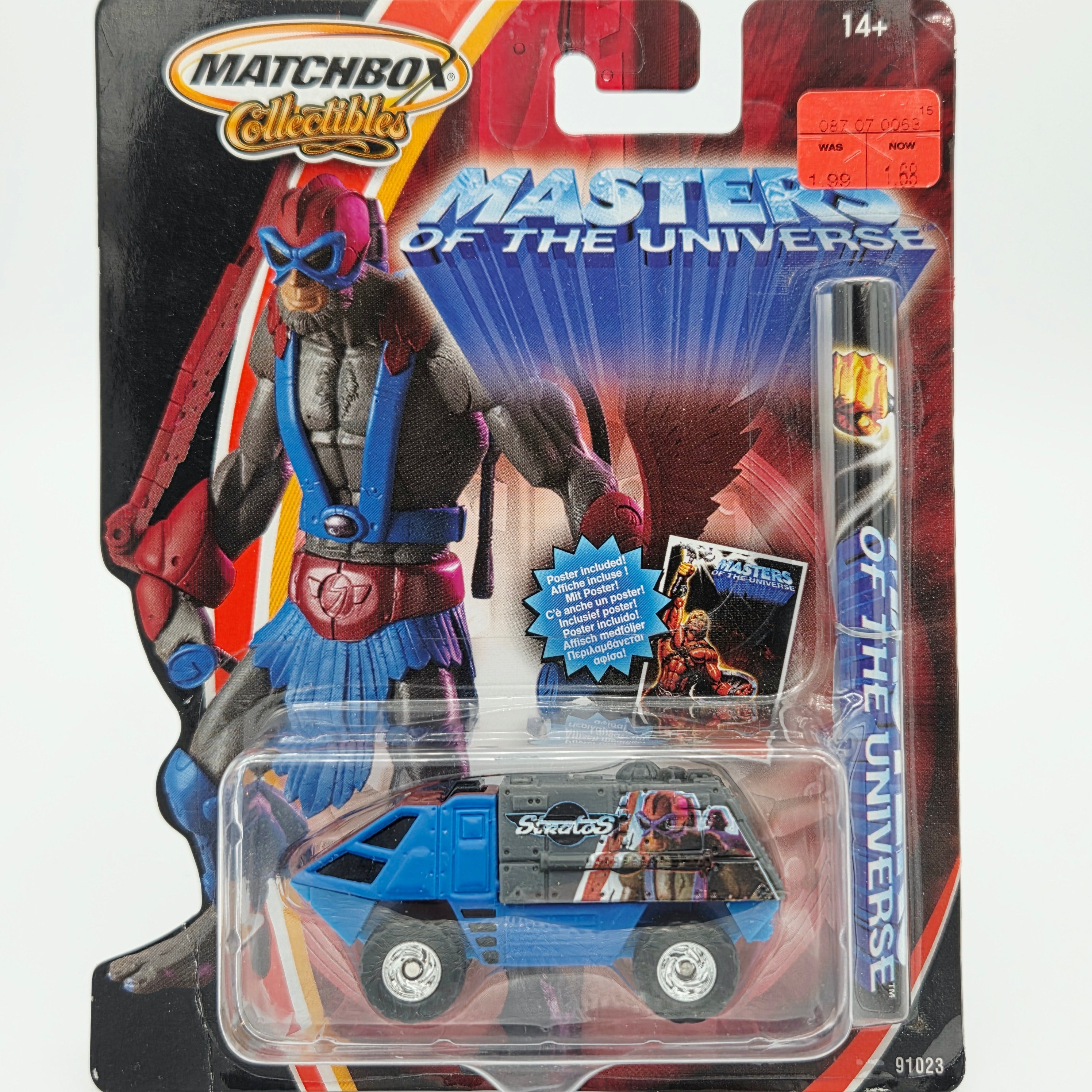 Matchbox Armored Response Vehicle "Stratos" w/ Poster (2002 MBX Collectibles - Masters of the Universe)