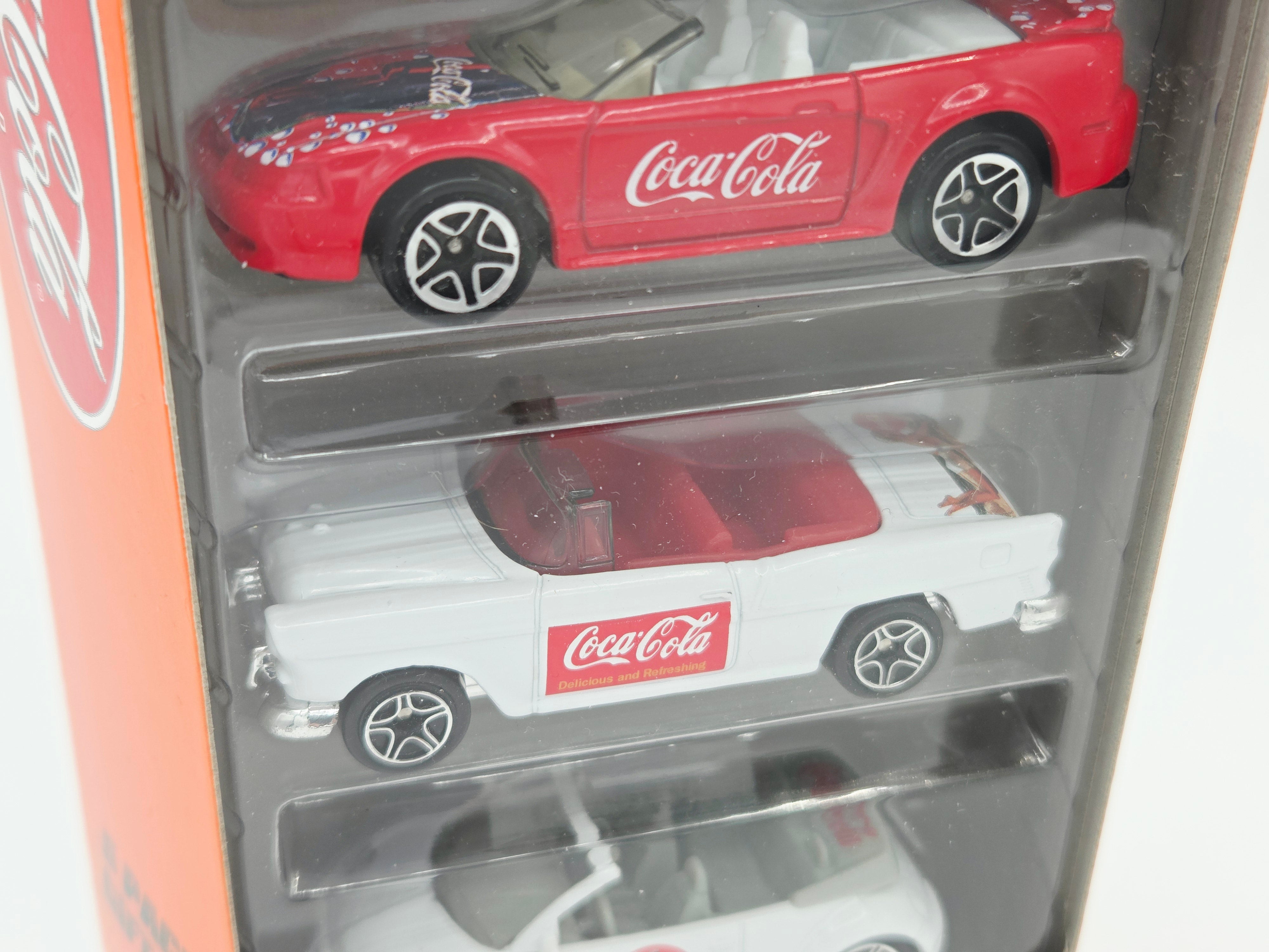 Matchbox Coca-Cola 5 Pack - Exclusive Designs - VW Beetle, Chevy Van (2000)