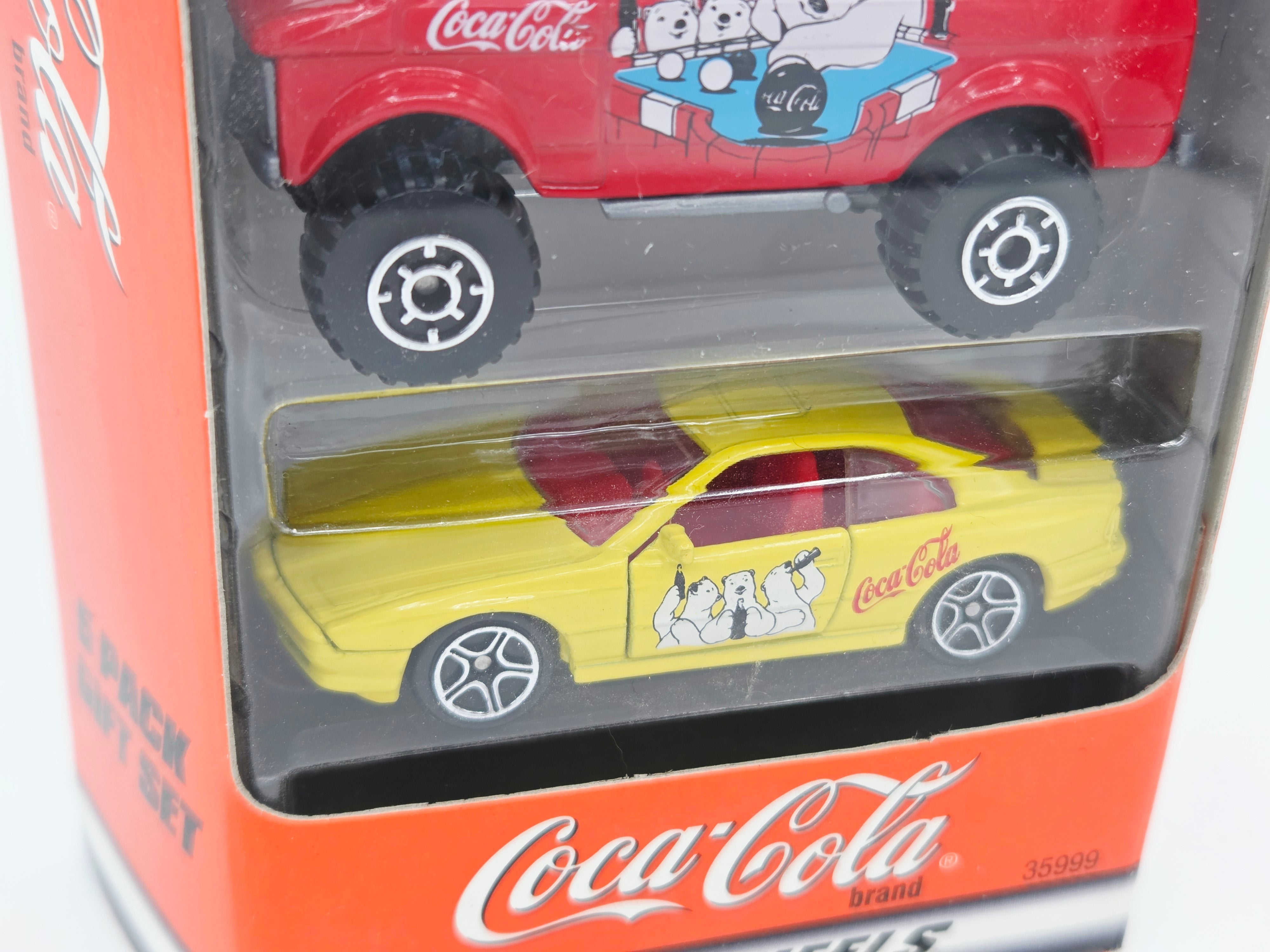 Matchbox Coca-Cola 5 Pack - Exclusive Designs - BMW, Chevy Tahoe (1999)