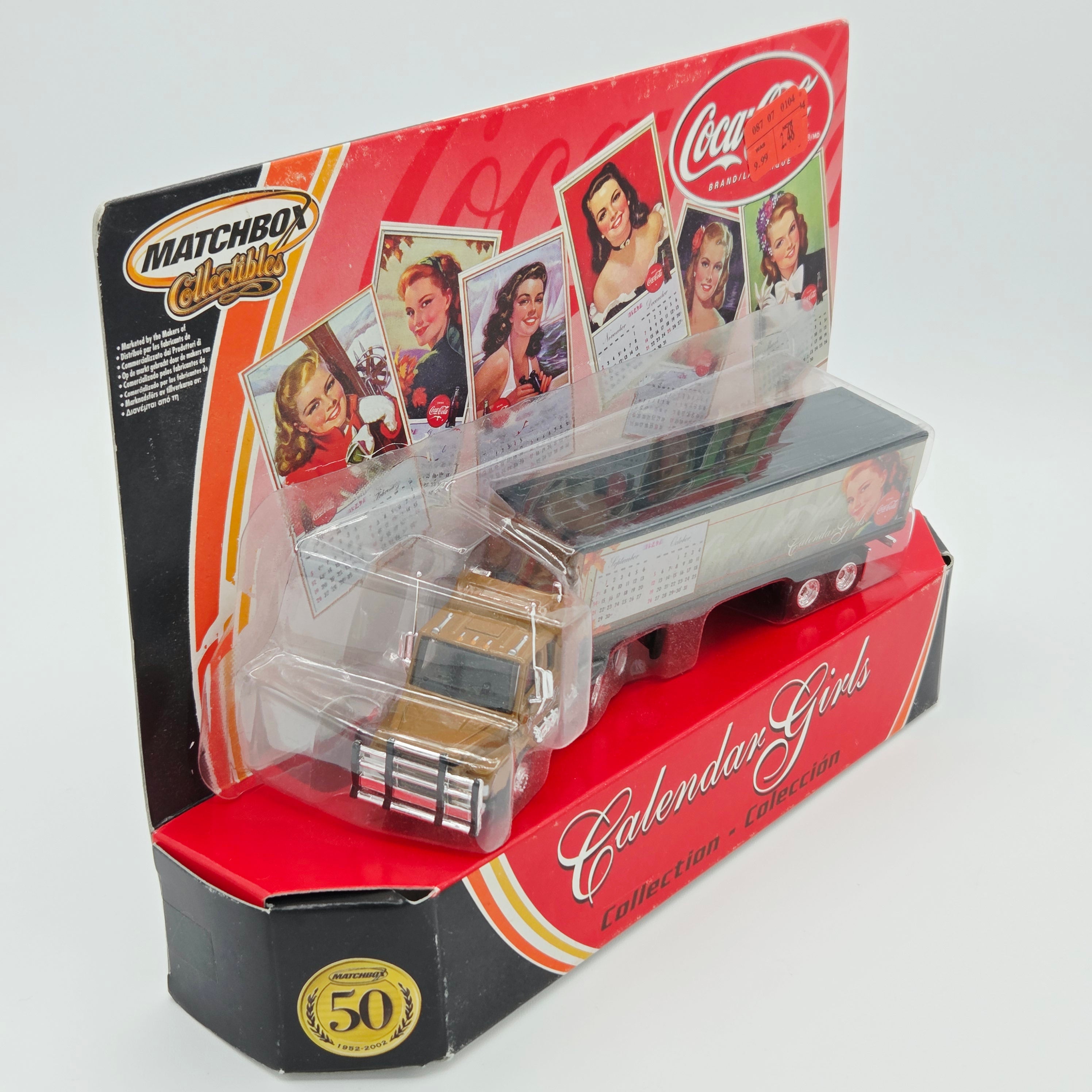 Matchbox Scania T142 Cab w/ Trailer "Coca-Cola" (2001 MBX Collectibles - Calendar Girls)