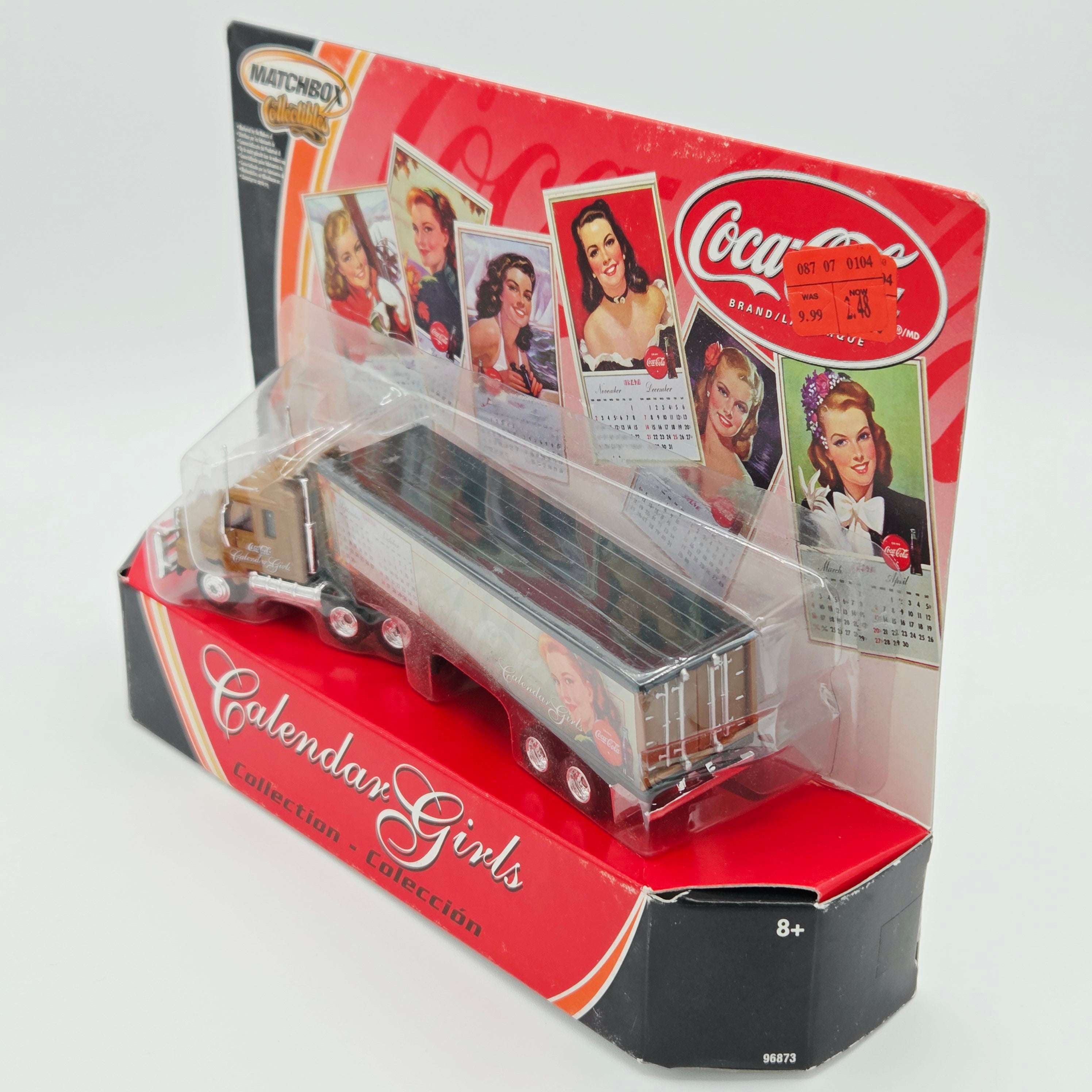 Matchbox Scania T142 Cab w/ Trailer "Coca-Cola" (2001 MBX Collectibles - Calendar Girls)