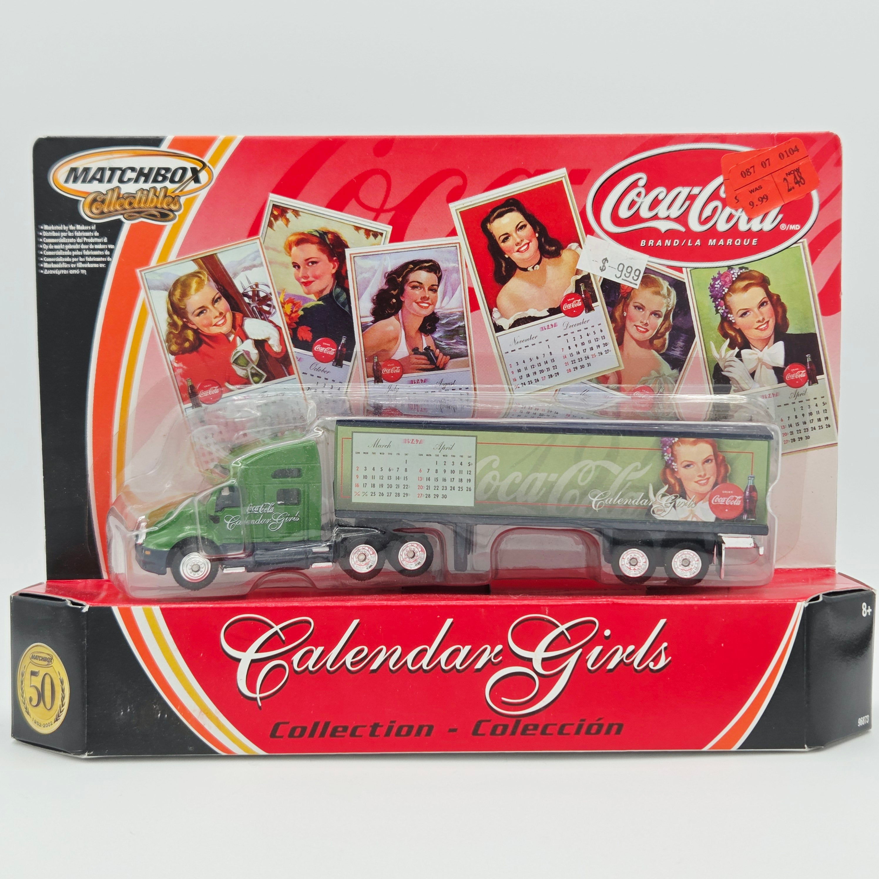 Matchbox Kenworth T2000 Cab w/ Trailer "Coca-Cola" (2001 MBX Collectibles - Calendar Girls)