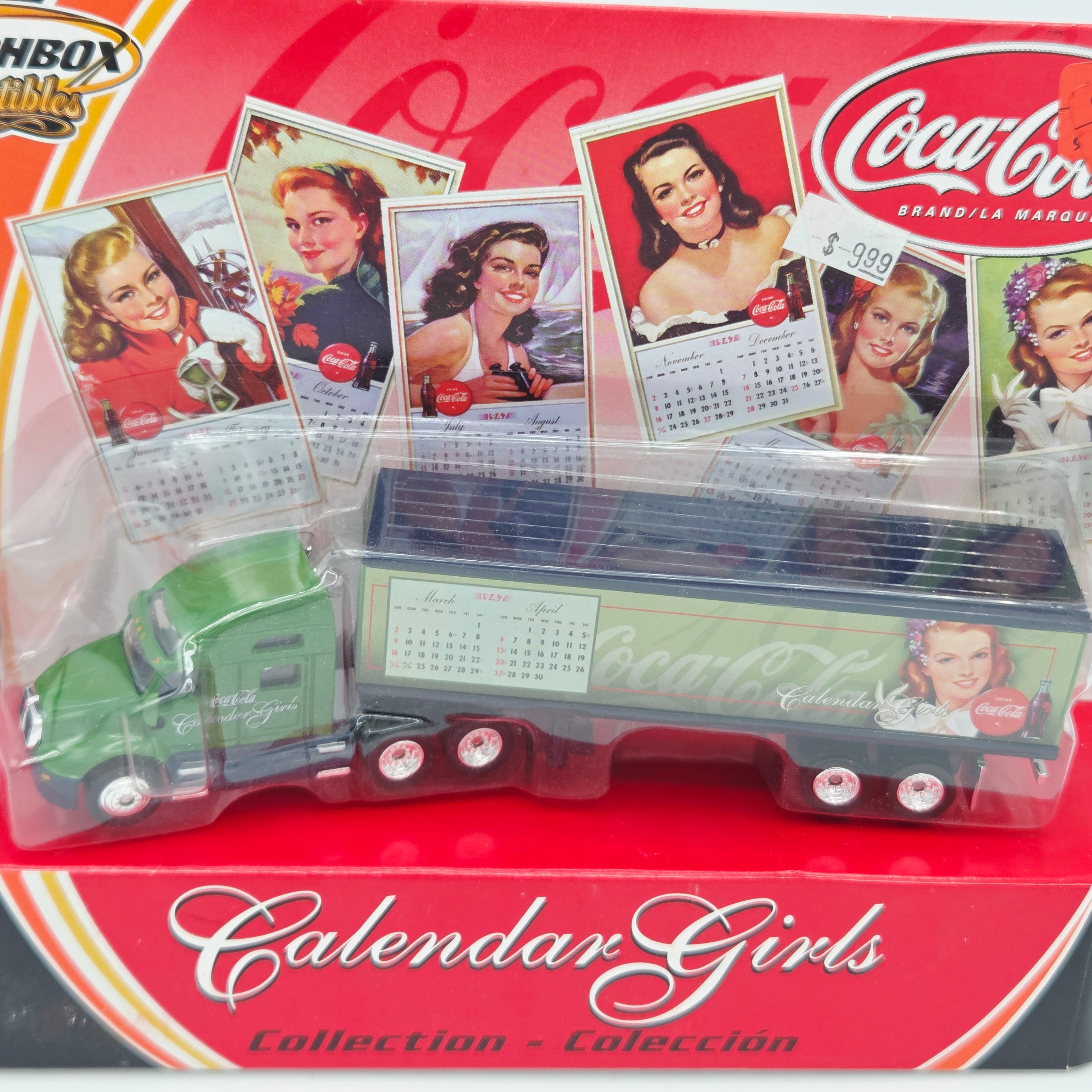 Matchbox Kenworth T2000 Cab w/ Trailer "Coca-Cola" (2001 MBX Collectibles - Calendar Girls)