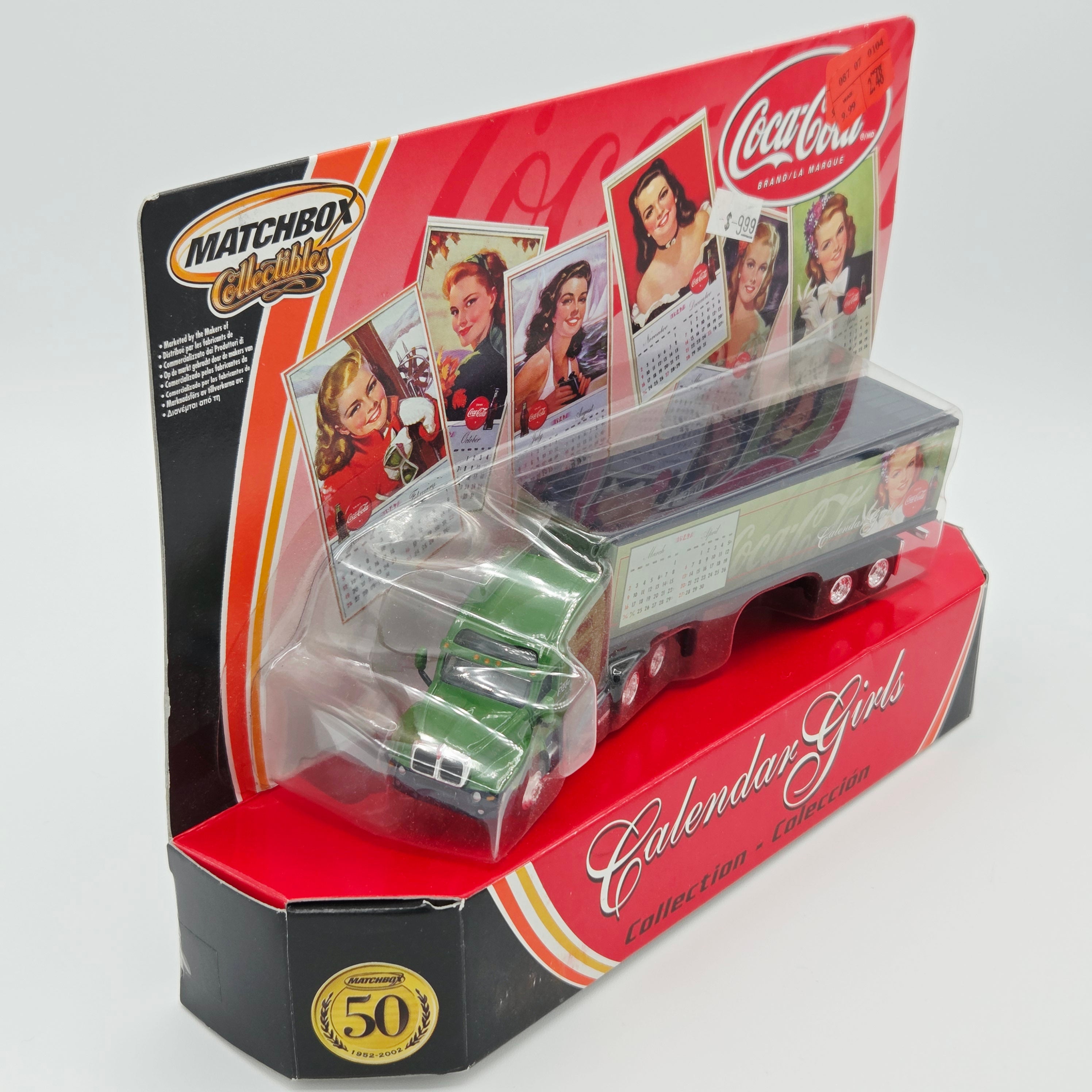 Matchbox Kenworth T2000 Cab w/ Trailer "Coca-Cola" (2001 MBX Collectibles - Calendar Girls)