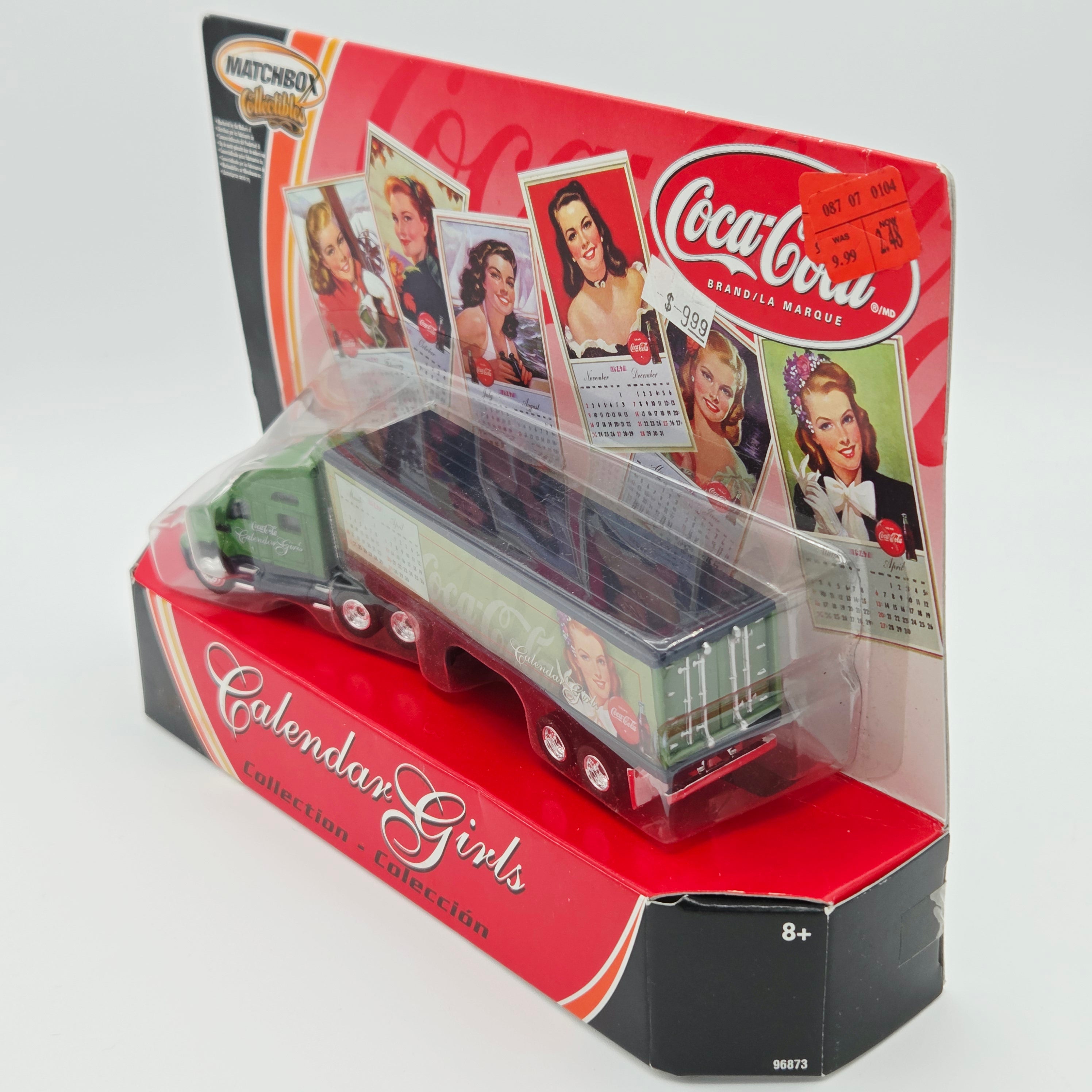 Matchbox Kenworth T2000 Cab w/ Trailer "Coca-Cola" (2001 MBX Collectibles - Calendar Girls)