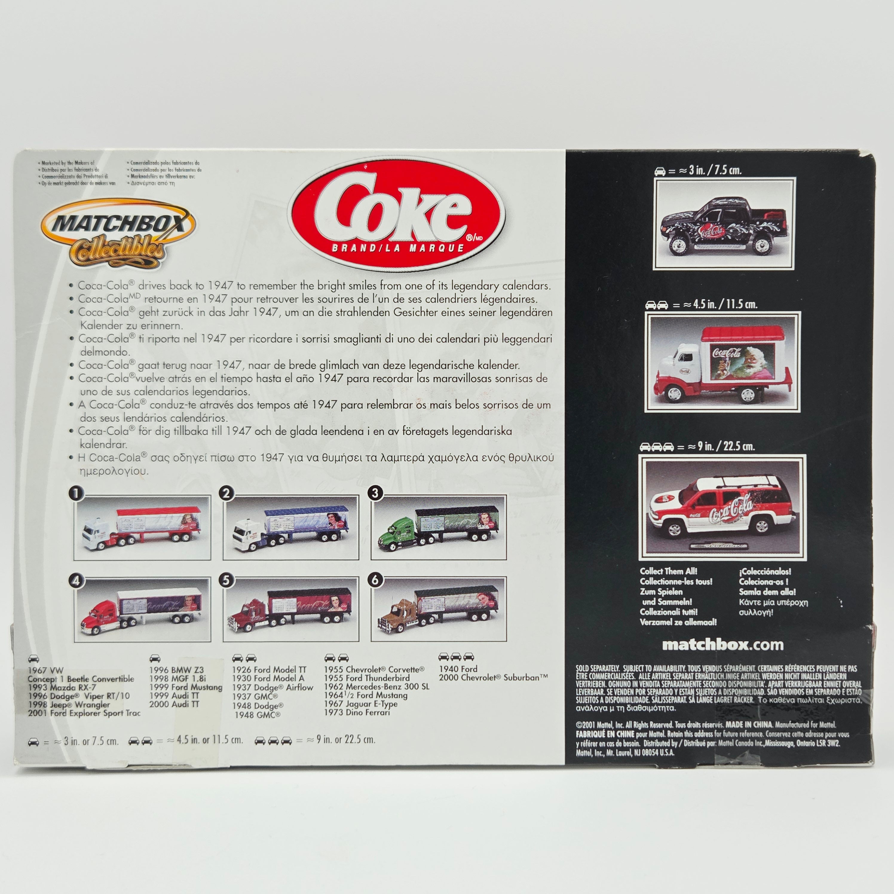 Matchbox Kenworth T2000 Cab w/ Trailer "Coca-Cola" (2001 MBX Collectibles - Calendar Girls)