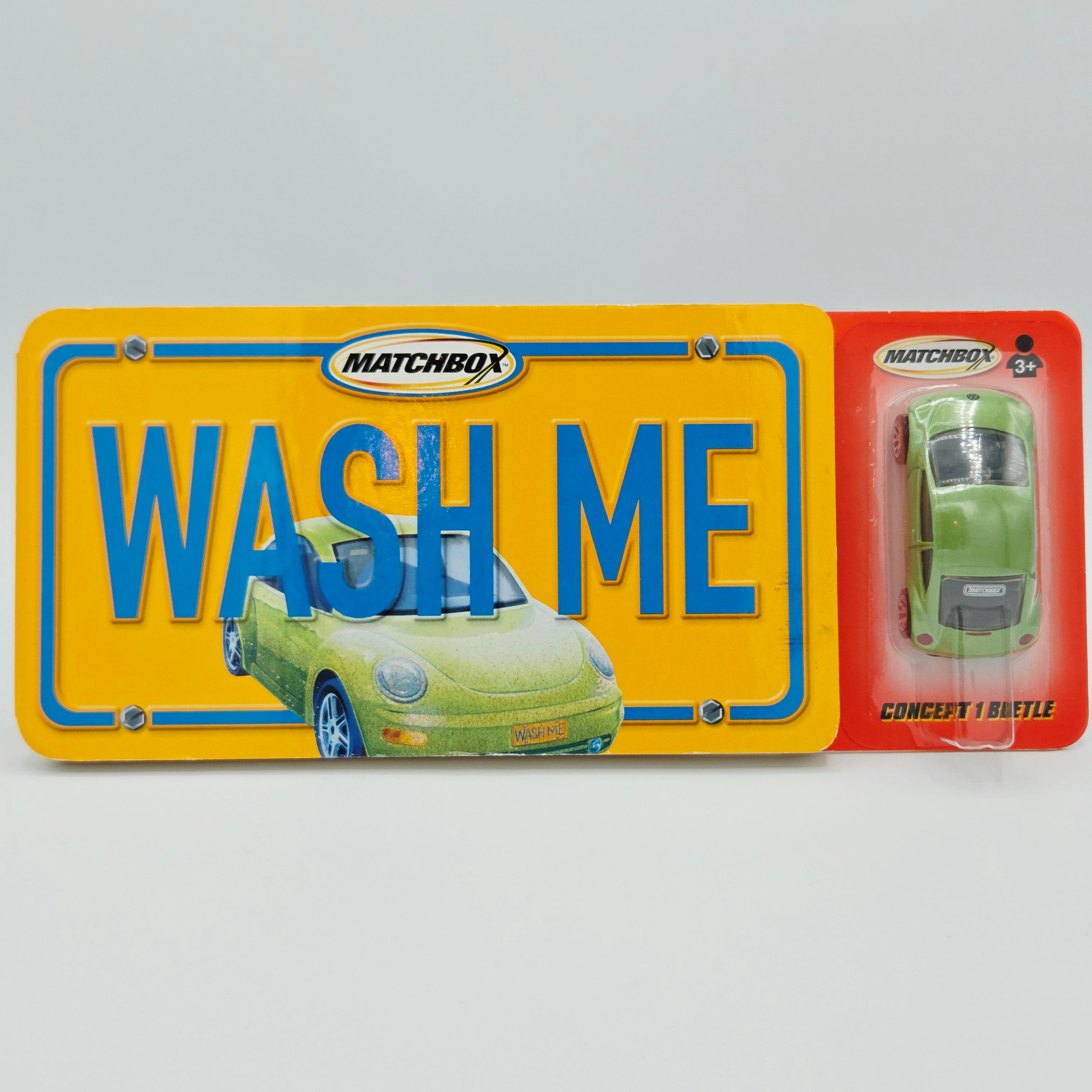 Matchbox "Wash Me" Board Book w/ exclusive Volkswagen Beetle Concept (2000 MBX Book Series)