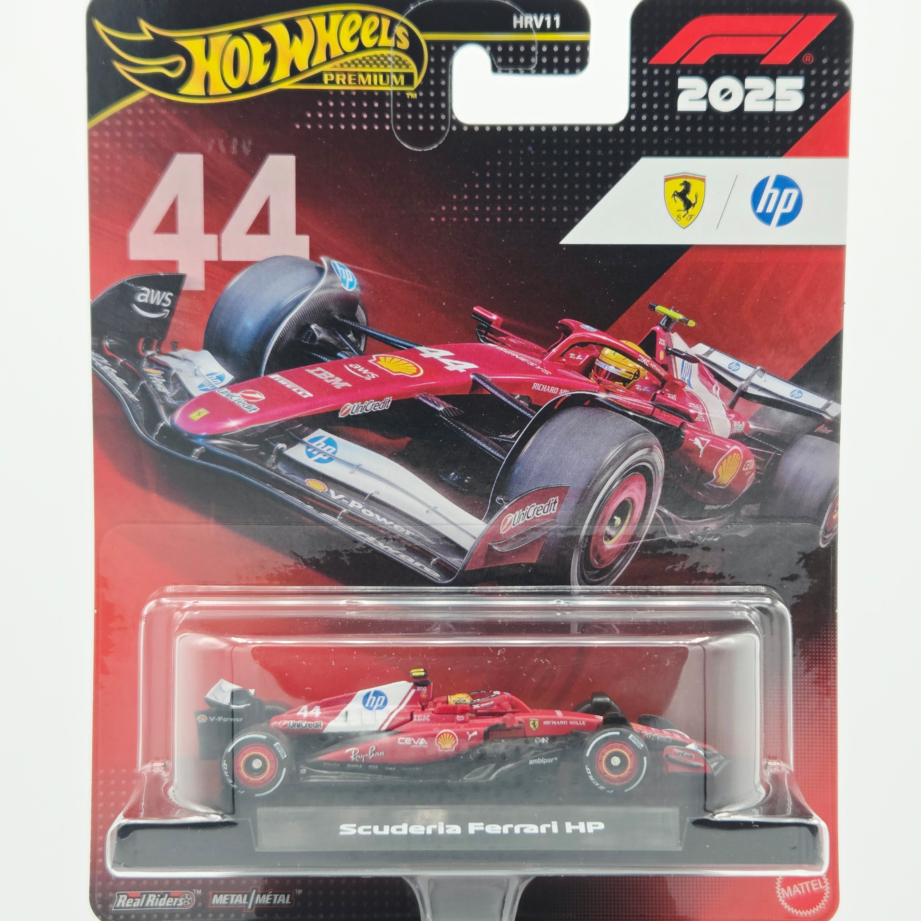 Hot Wheels Scuderia Ferrari HP Racing F1 - 2025 #44 Lewis Hamilton (2026 Premium Formula 1)