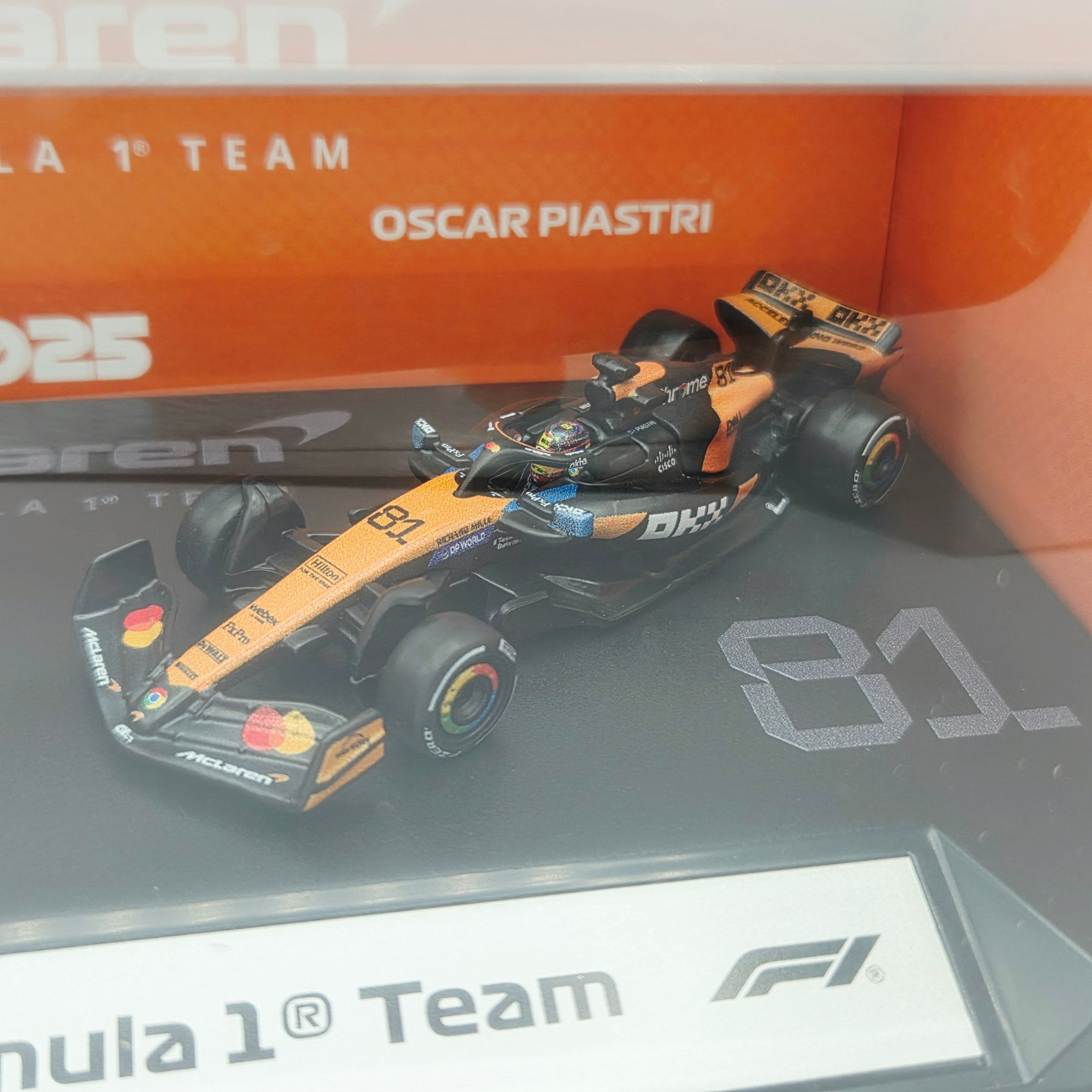 Hot Wheels - McLaren Formula 1 Team 2025 #4 Norris & #81 Piastri (2026 F1 Premium 2 Pack Box Set)