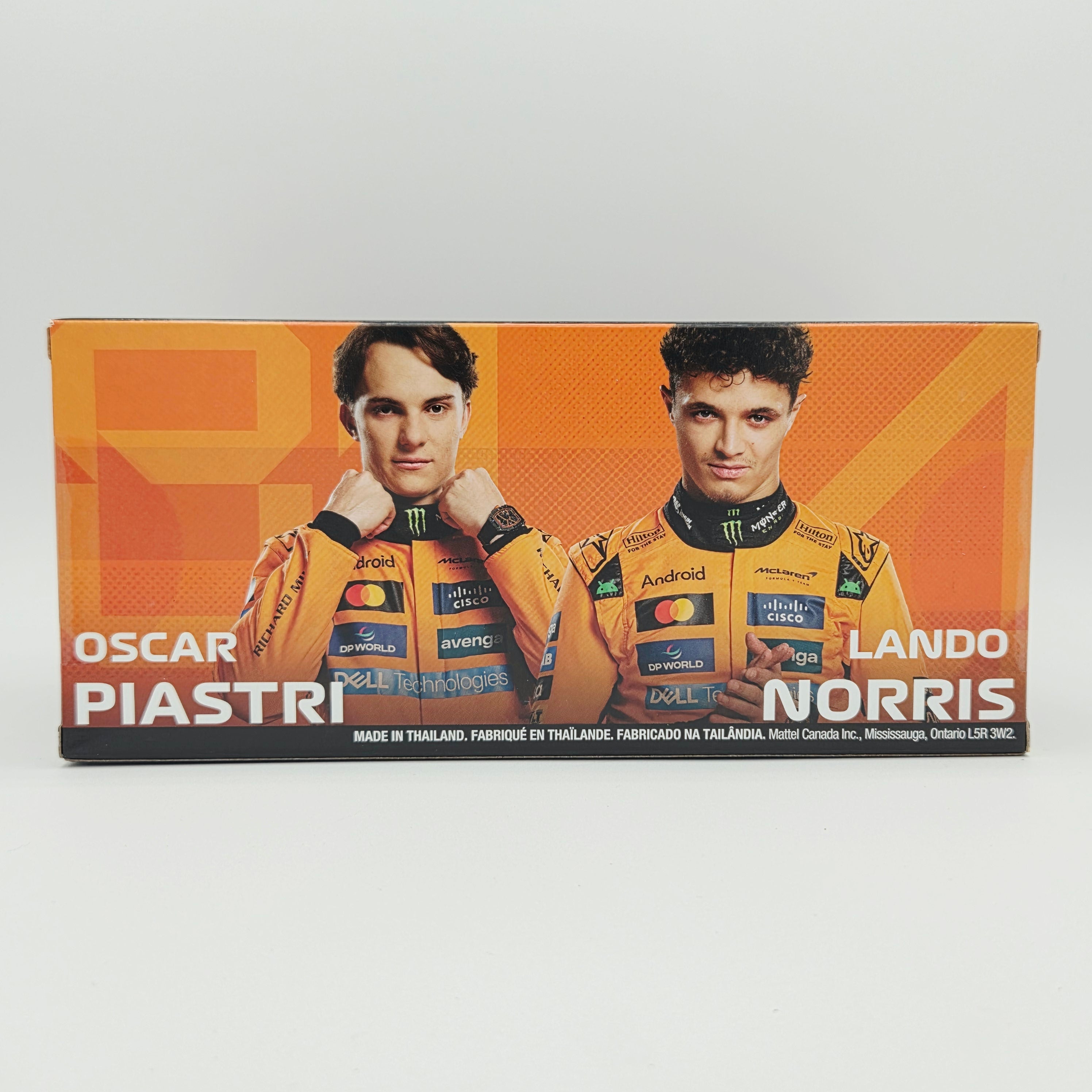 Hot Wheels - McLaren Formula 1 Team 2025 #4 Norris & #81 Piastri (2026 F1 Premium 2 Pack Box Set)