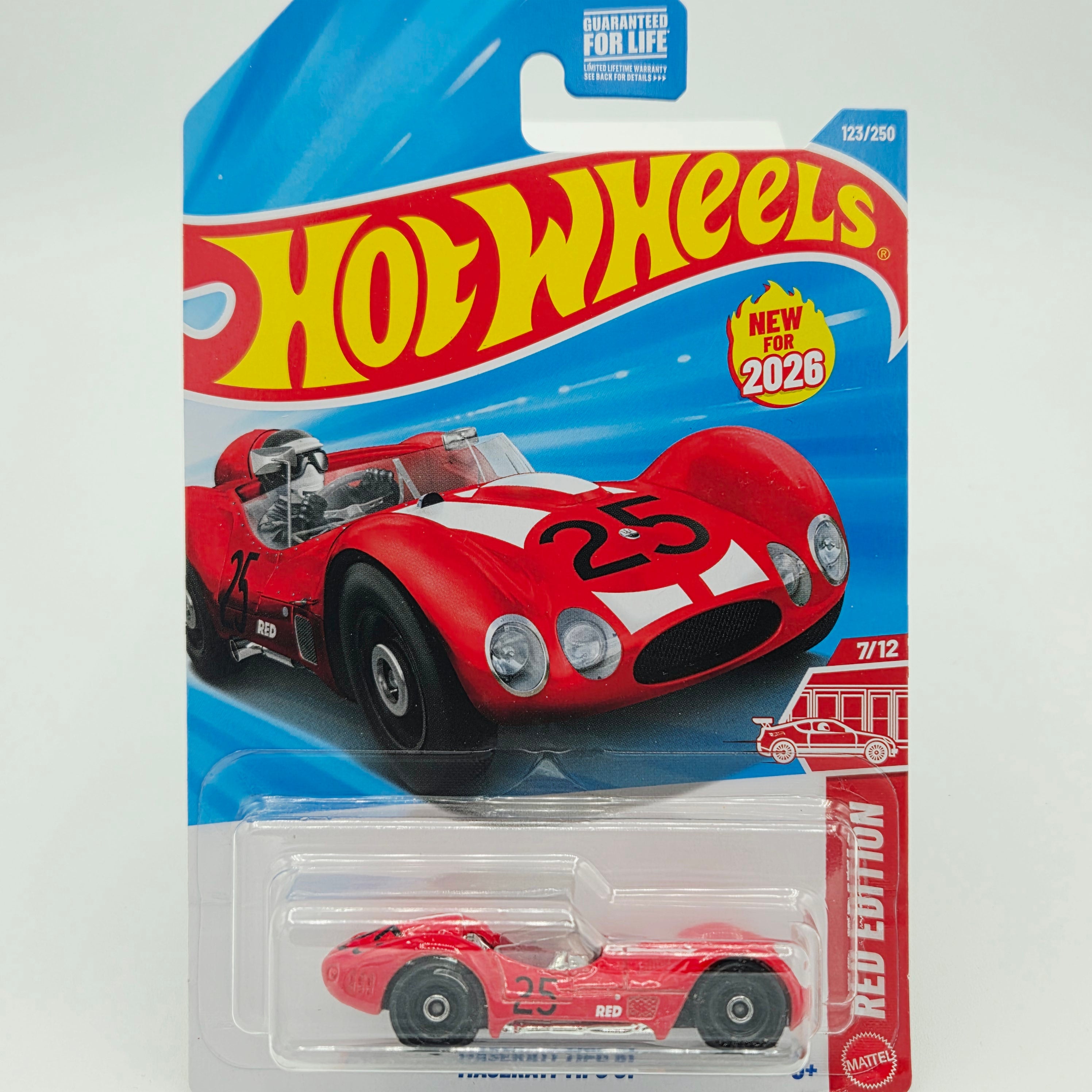 Hot Wheels Maserati Tipo 61 (2026 HW Basic Case K - Red Edition)