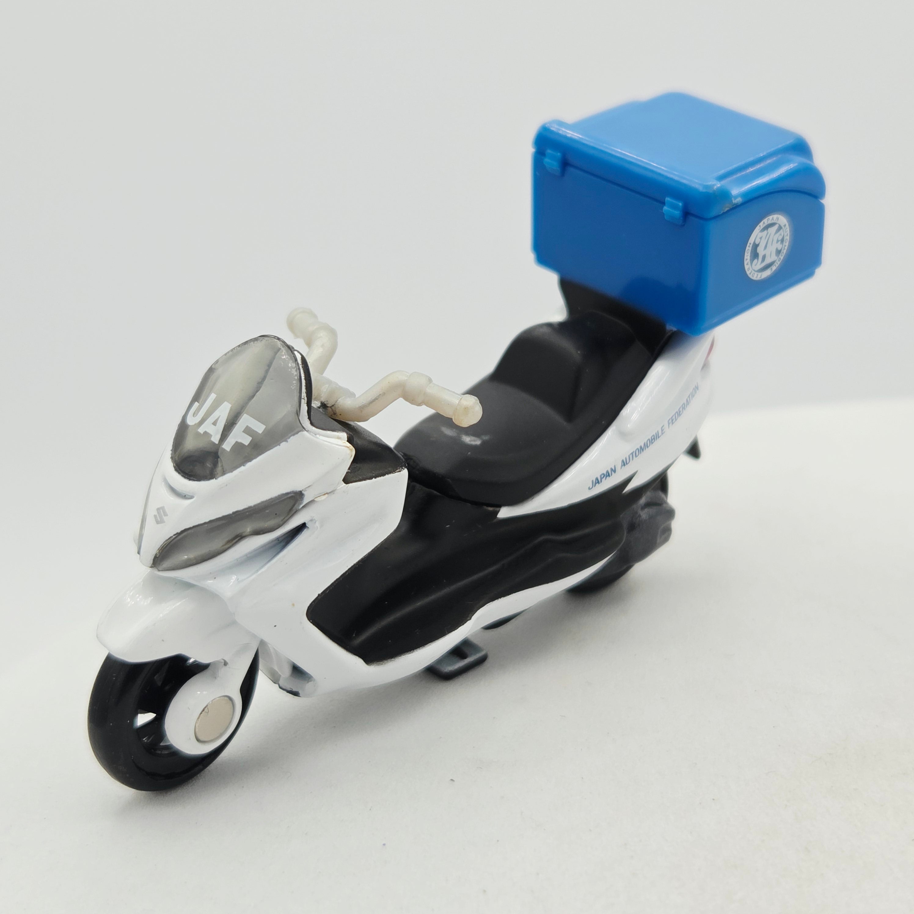Takara Tomy - Suzuki Skywave Motorcycle #104 "JAF" (Classic Tomica Minicars)