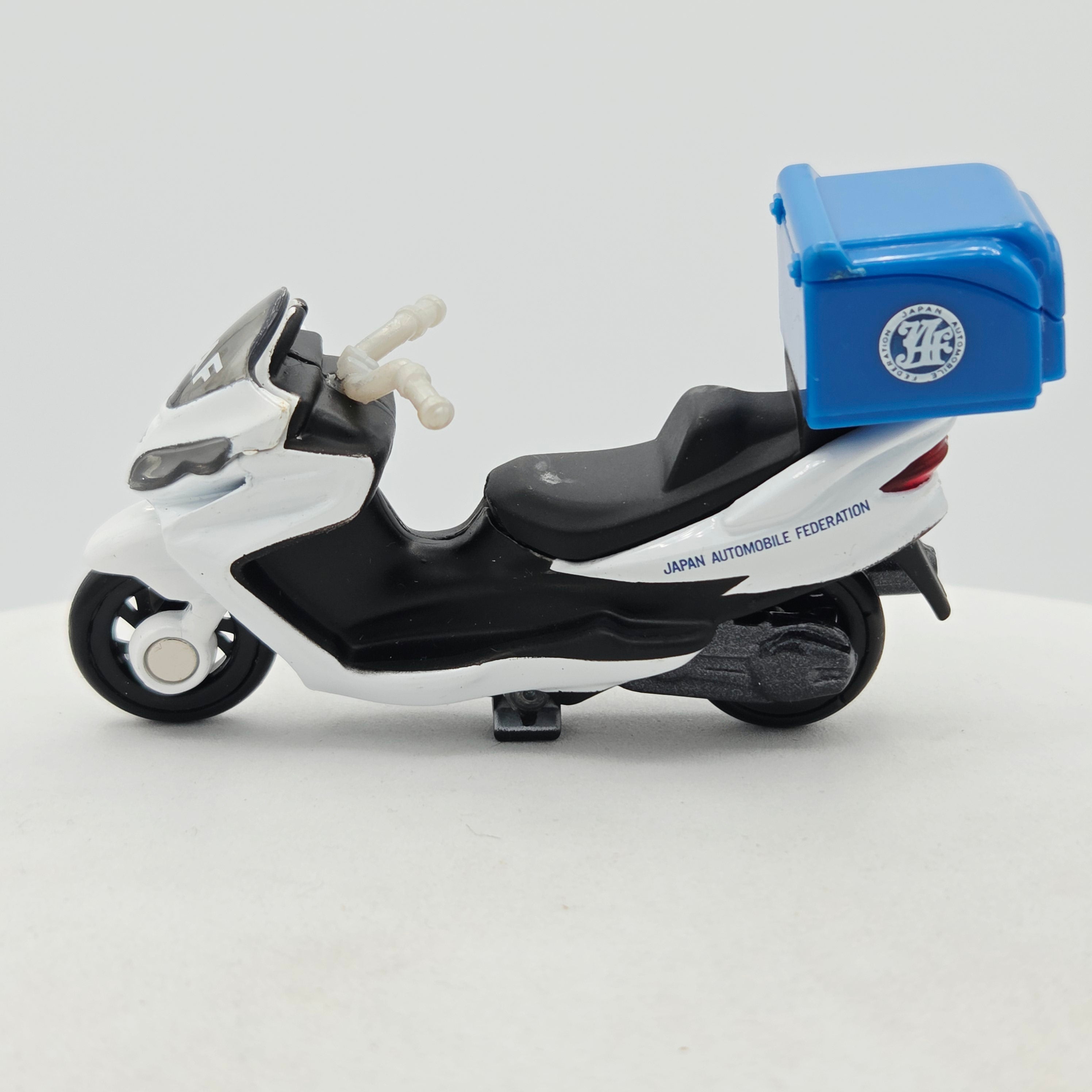 Takara Tomy - Suzuki Skywave Motorcycle #104 "JAF" (Classic Tomica Minicars)