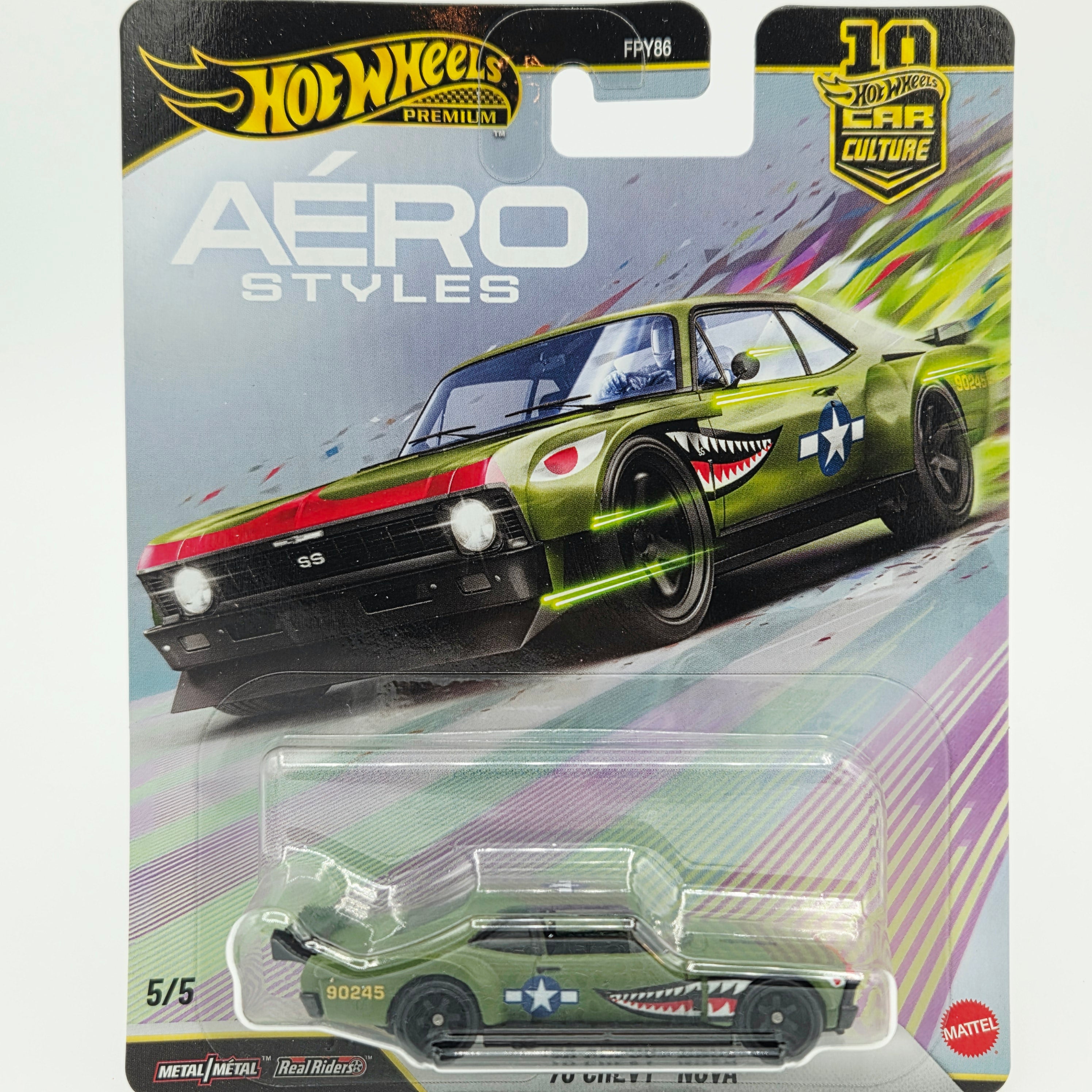 Hot Wheels - Factory Sealed Case - 2026 Car Culture Case U - Aero Styles (10 Cars)