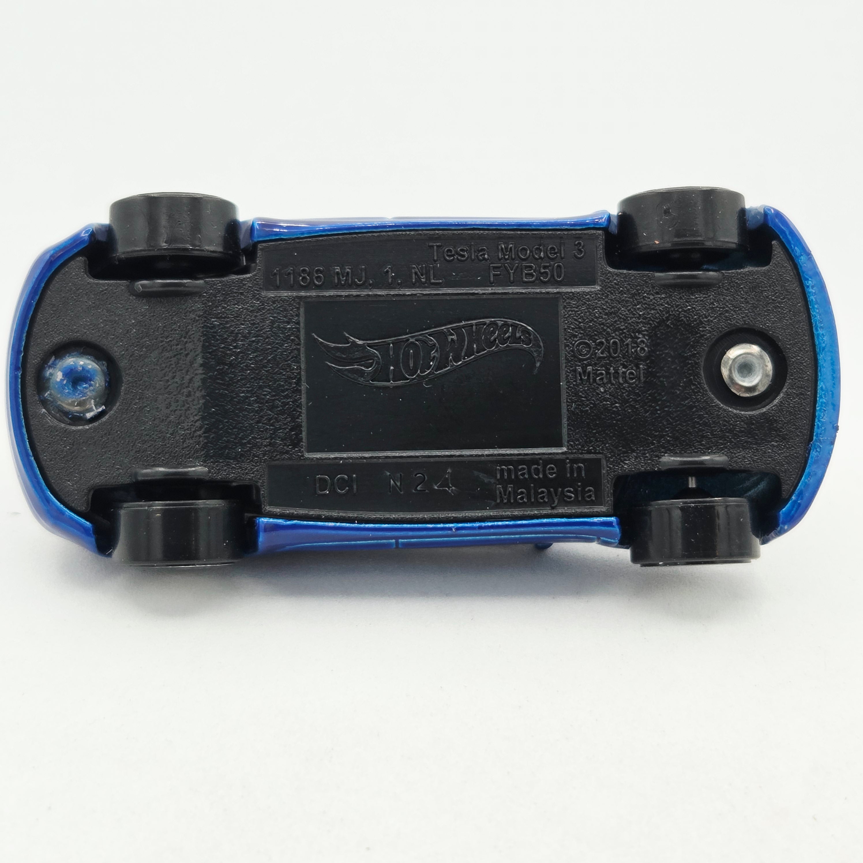 Hot Wheels Tesla Model 3 (2020 HW Basic - Factory Fresh)