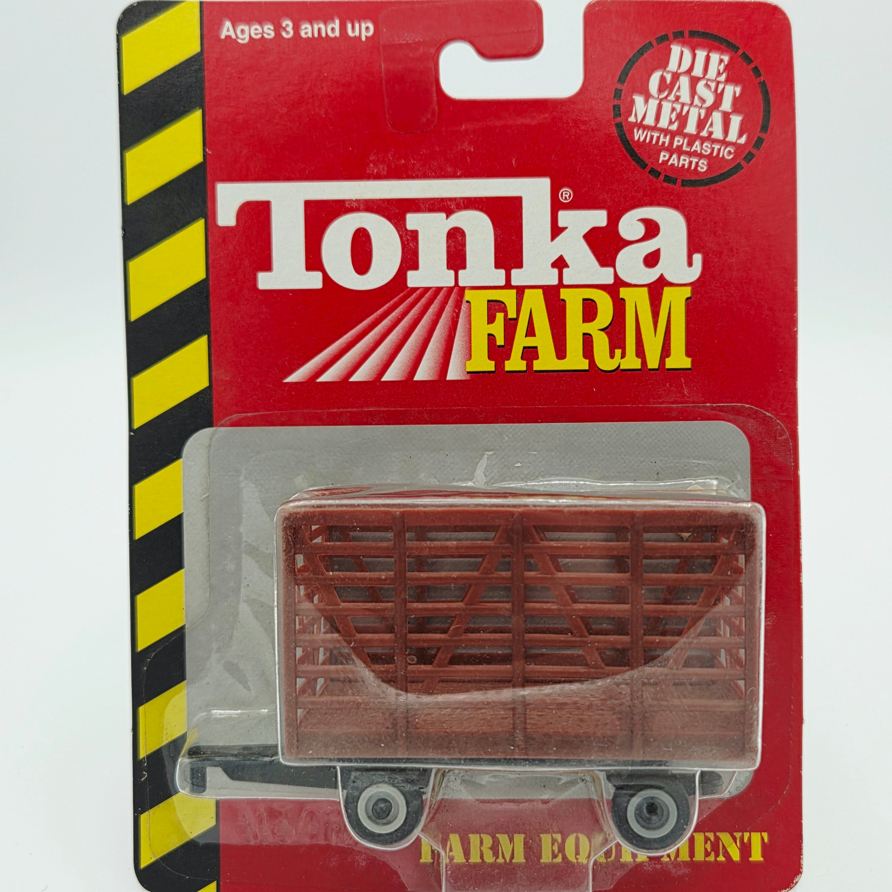 Maisto Bale Throw Wagon - Approx. 1:64 (1999 Tonka - Farm Equipment)