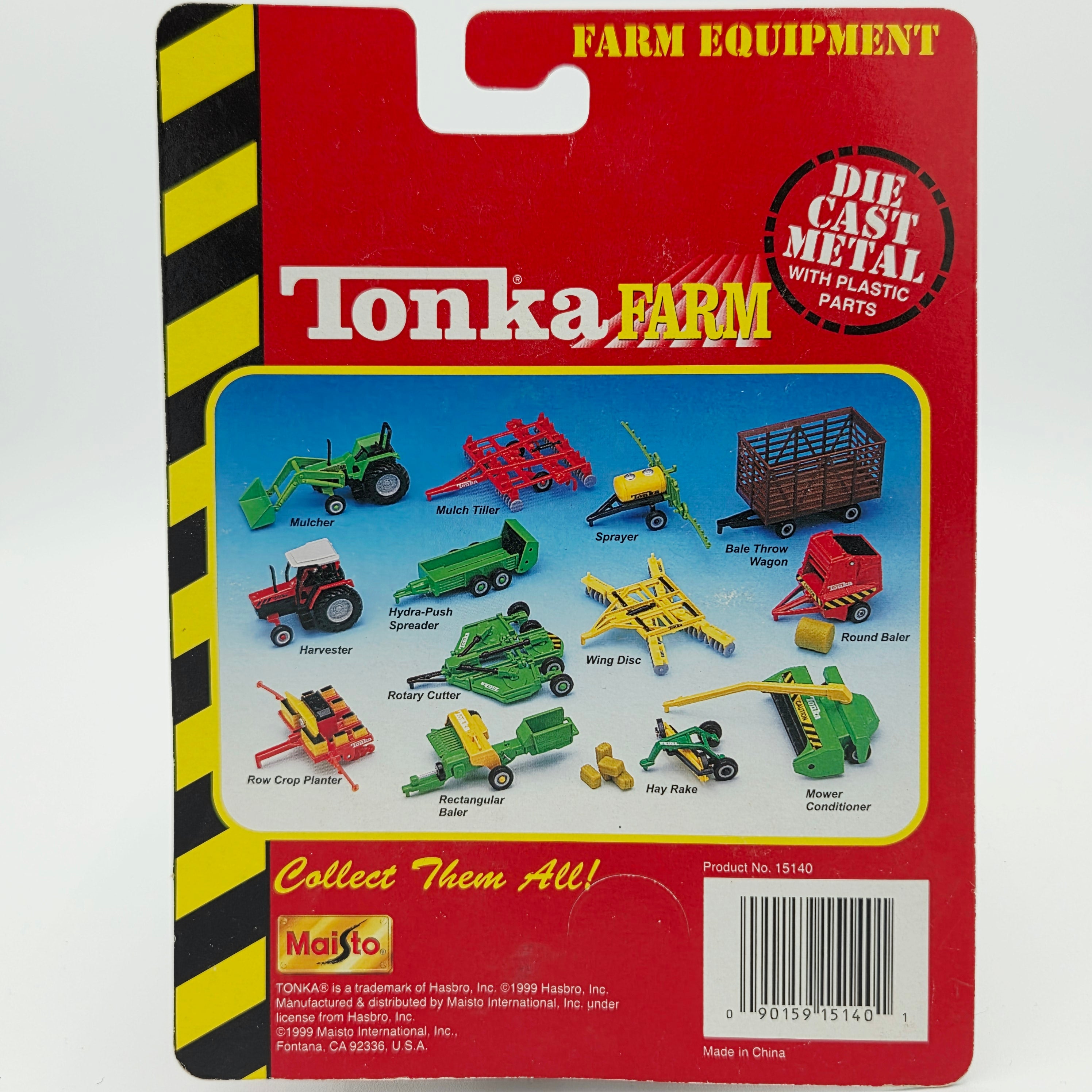 Maisto Bale Throw Wagon - Approx. 1:64 (1999 Tonka - Farm Equipment)