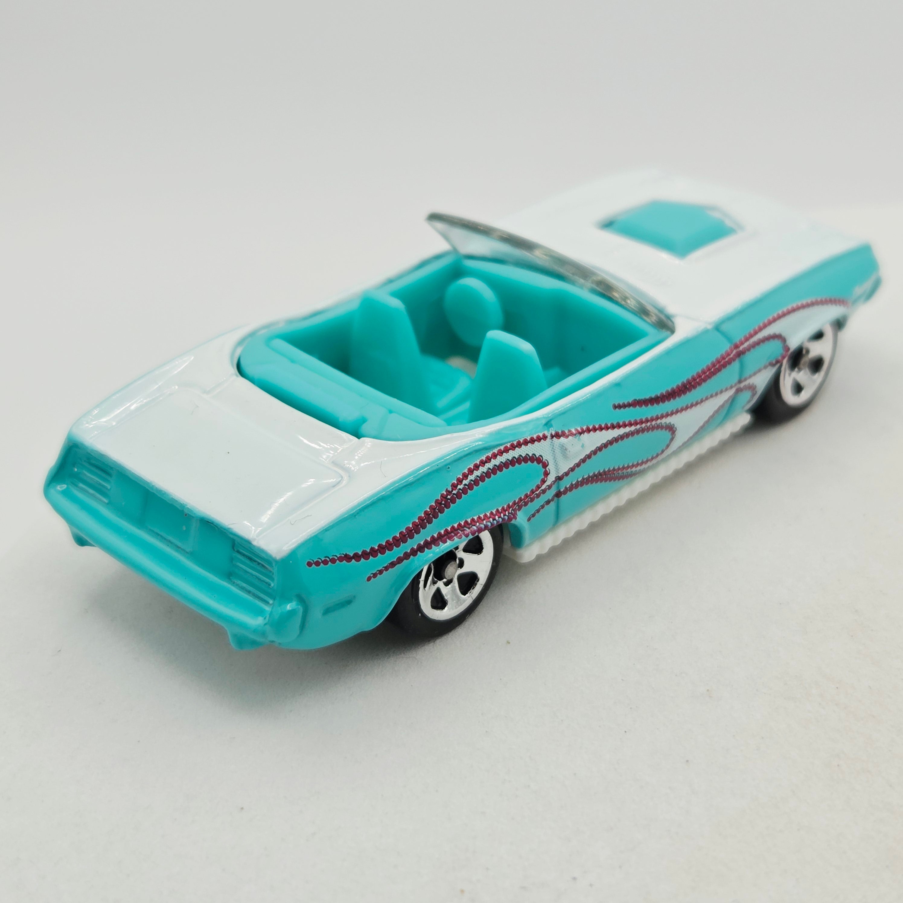 Hot Wheels '70 Plymouth Barracuda Convertible (2008 HW Mardi Gras - Walmart Exclusive)