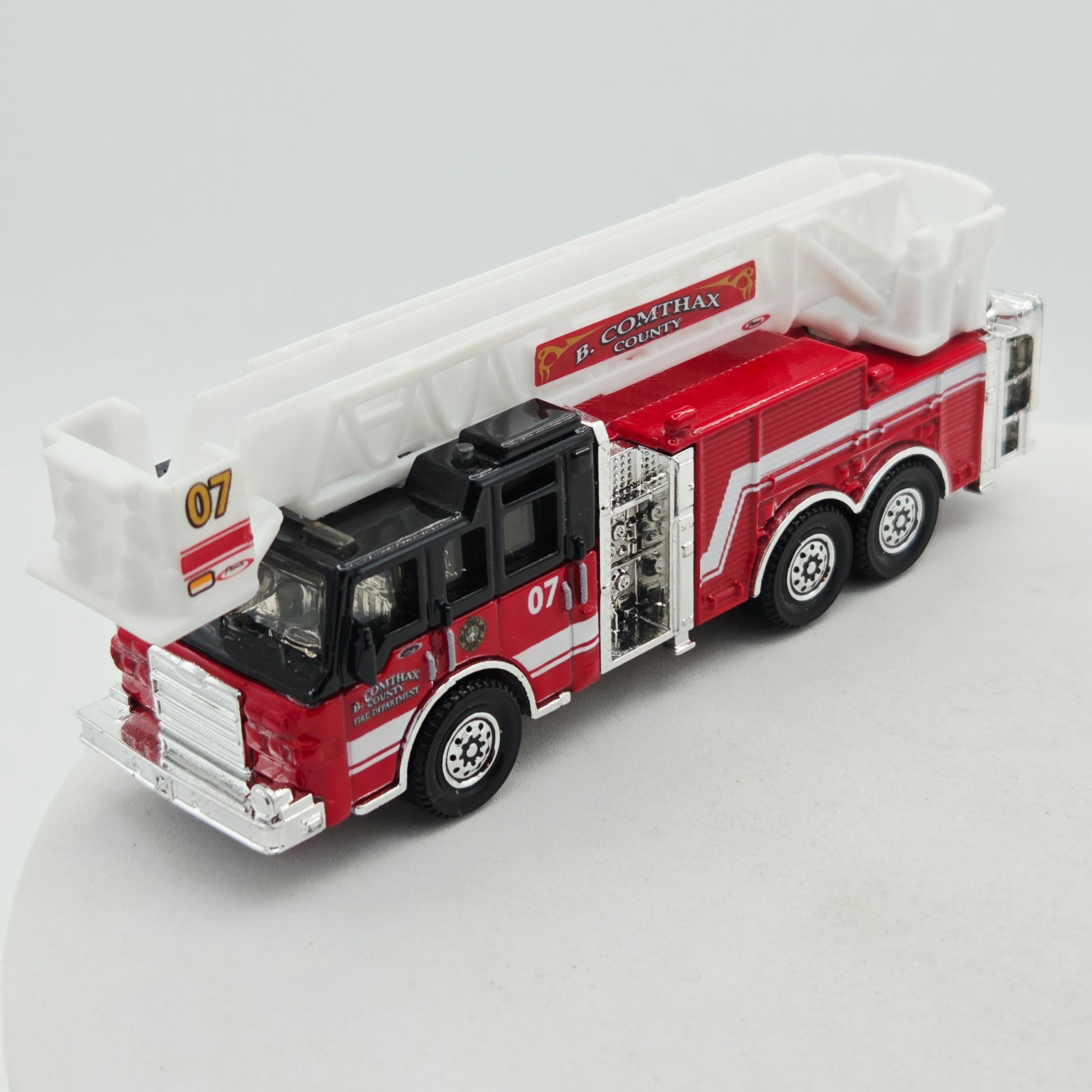 Matchbox Pierce Velocity 100FT Aerial Platform Fire Truck "Comthax" (2010 Working Rigs)