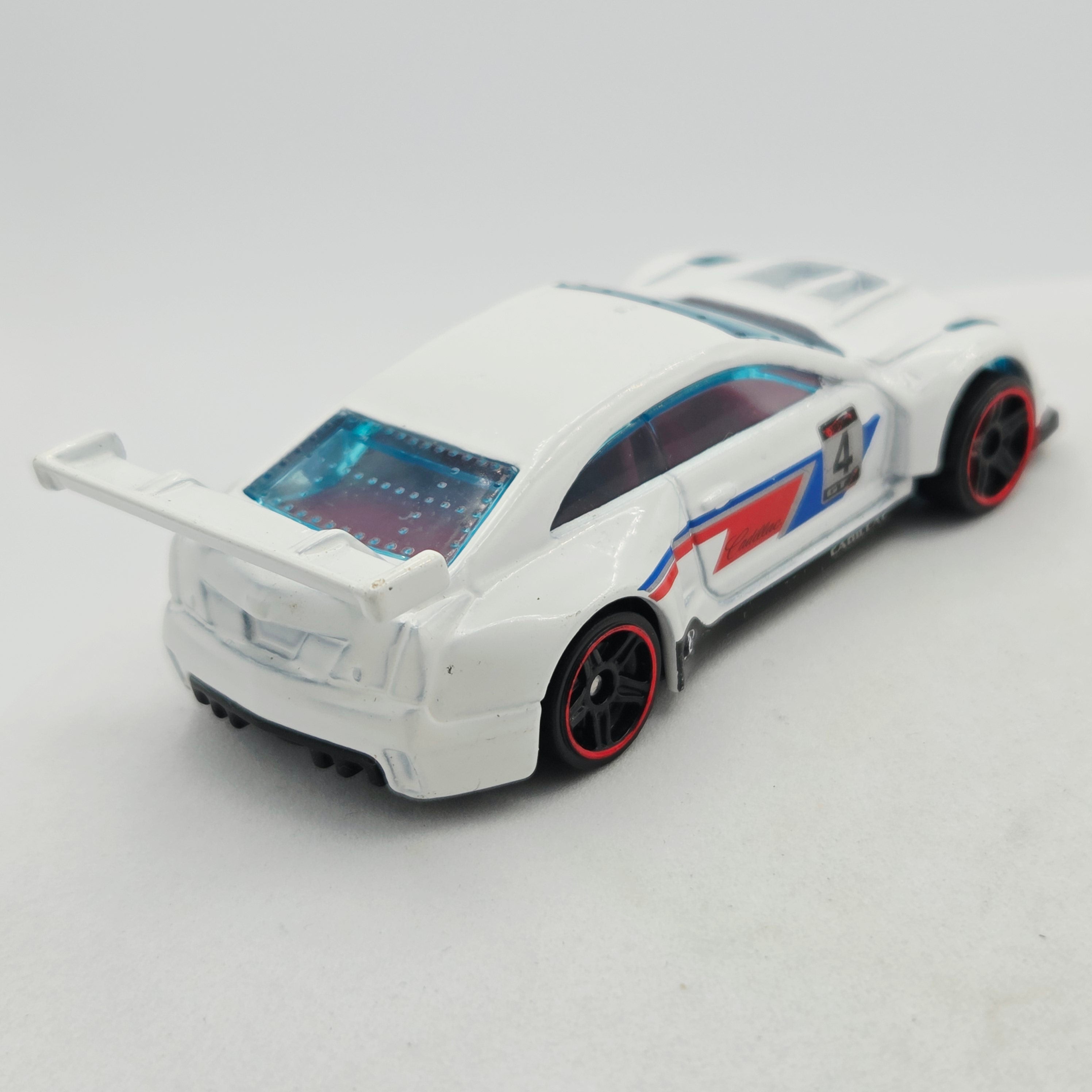 Hot Wheels '16 Cadillac ATS-V R, White (2019 HW Basic - Race Day)