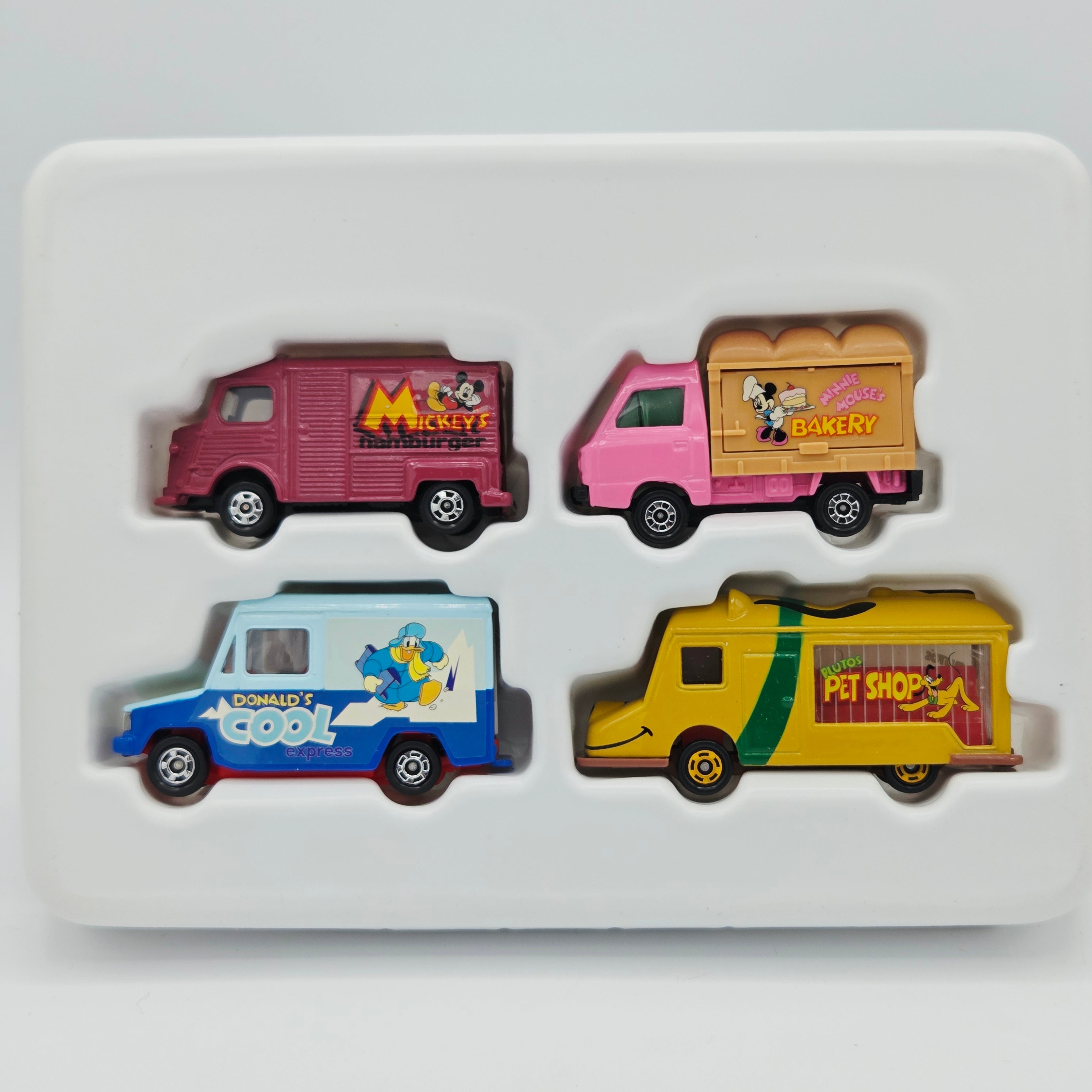 Takara Tomy - Disney Characters Box Set of 4 Cars (Tomica) *OPEN BOX*