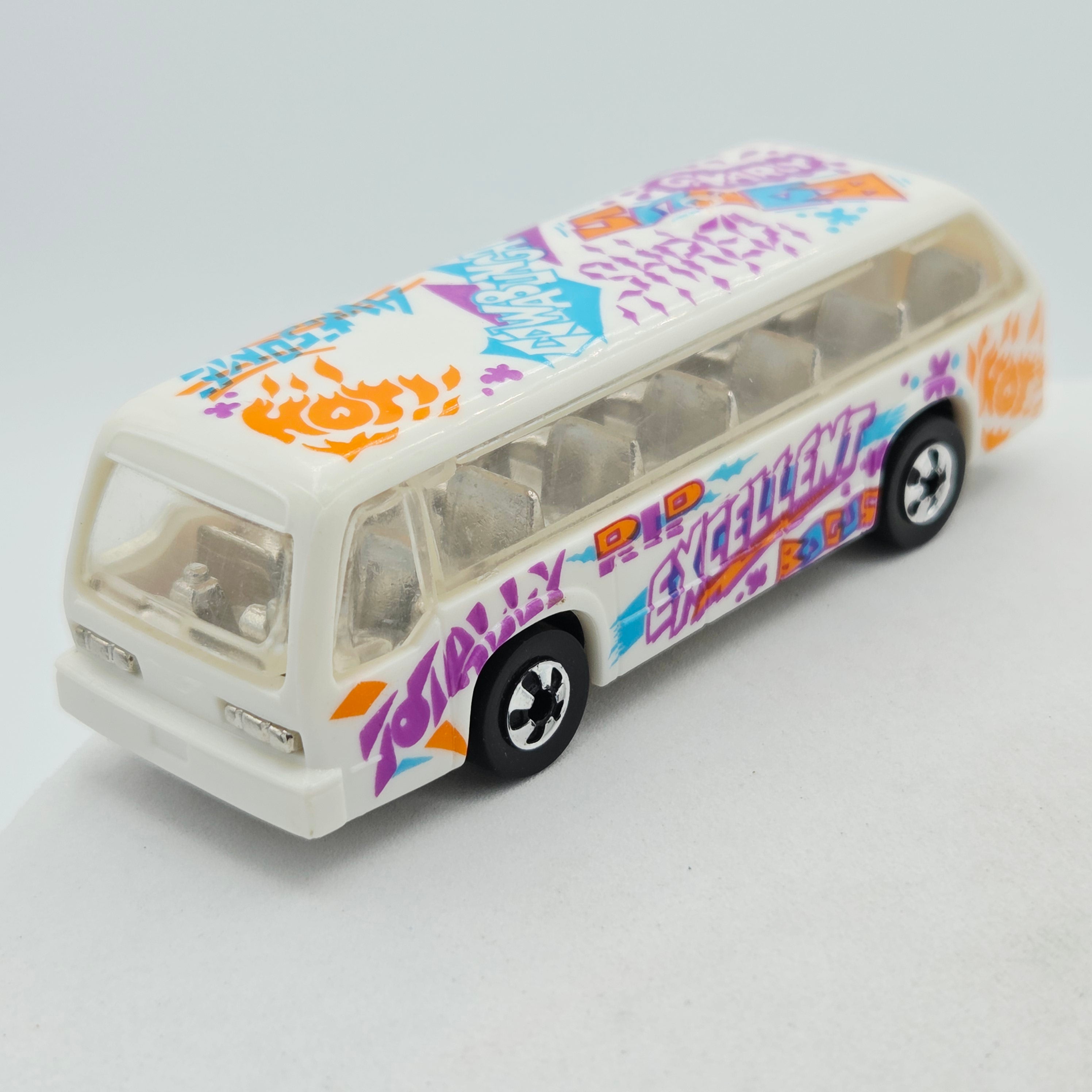 Hot Wheels Rapid Transit Bus Boys, Blackwall - Loose (1992 HW Tattoo Machines)