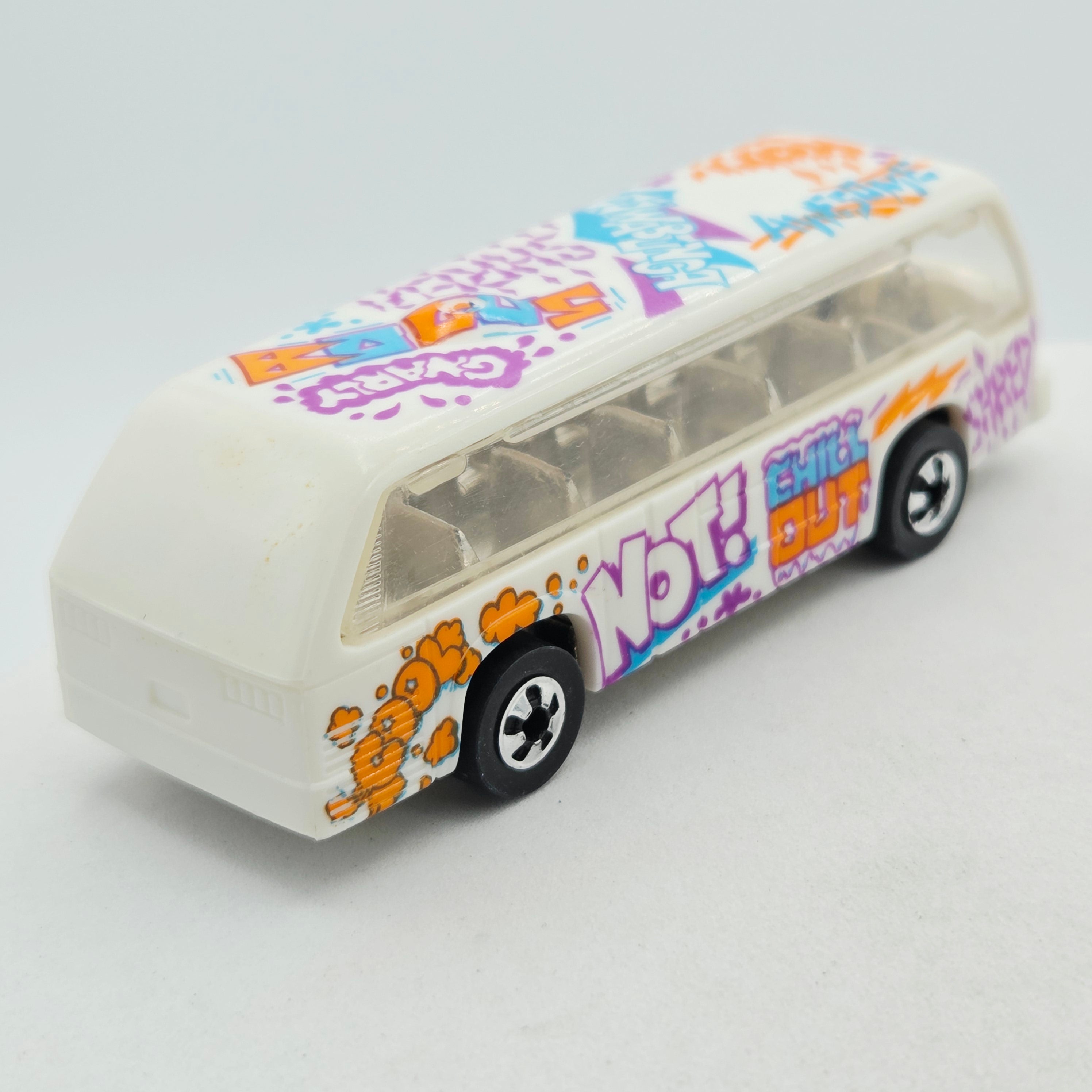 Hot Wheels Rapid Transit Bus Boys, Blackwall - Loose (1992 HW Tattoo Machines)
