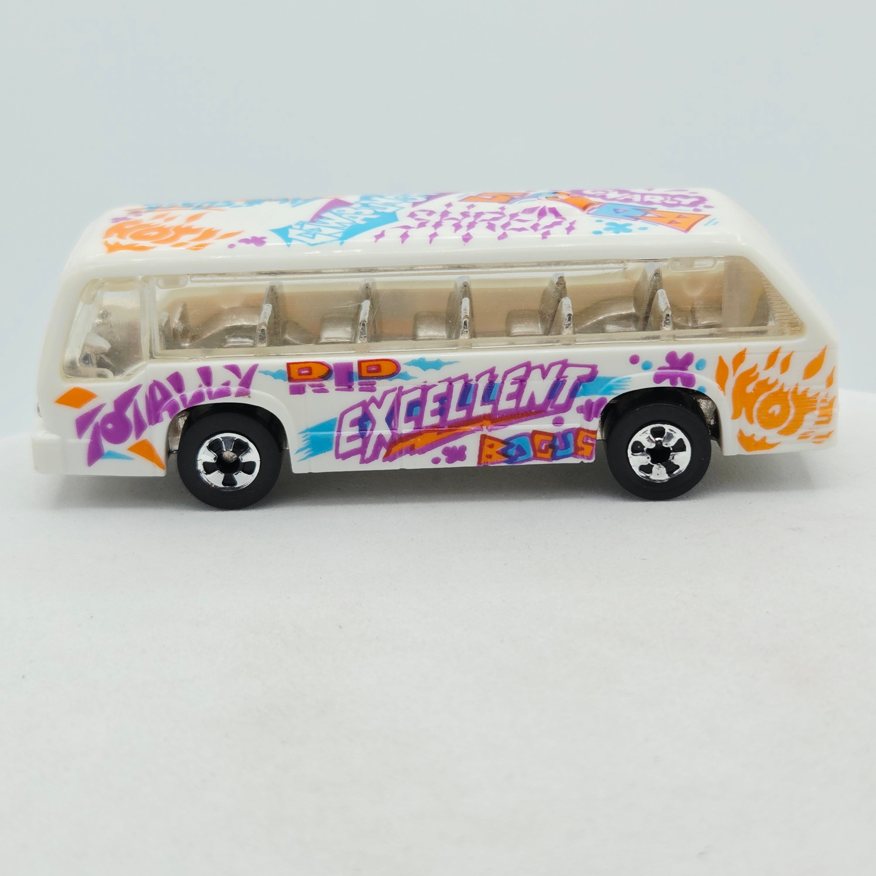 Hot Wheels Rapid Transit Bus Boys, Blackwall - Loose (1992 HW Tattoo Machines)