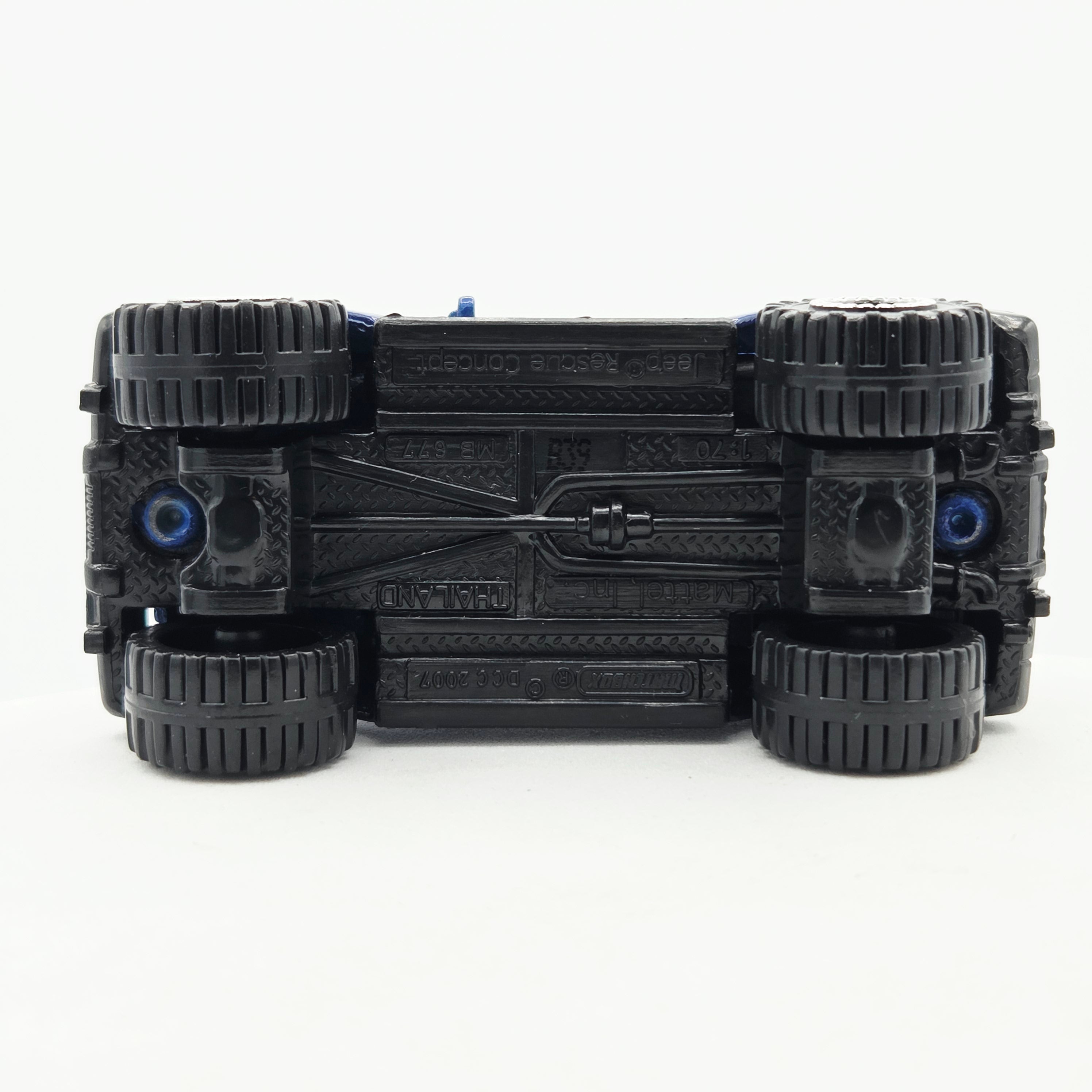 Matchbox Jeep Rescue Concept (2010 MBX Basic - Outdoor Sportsman)