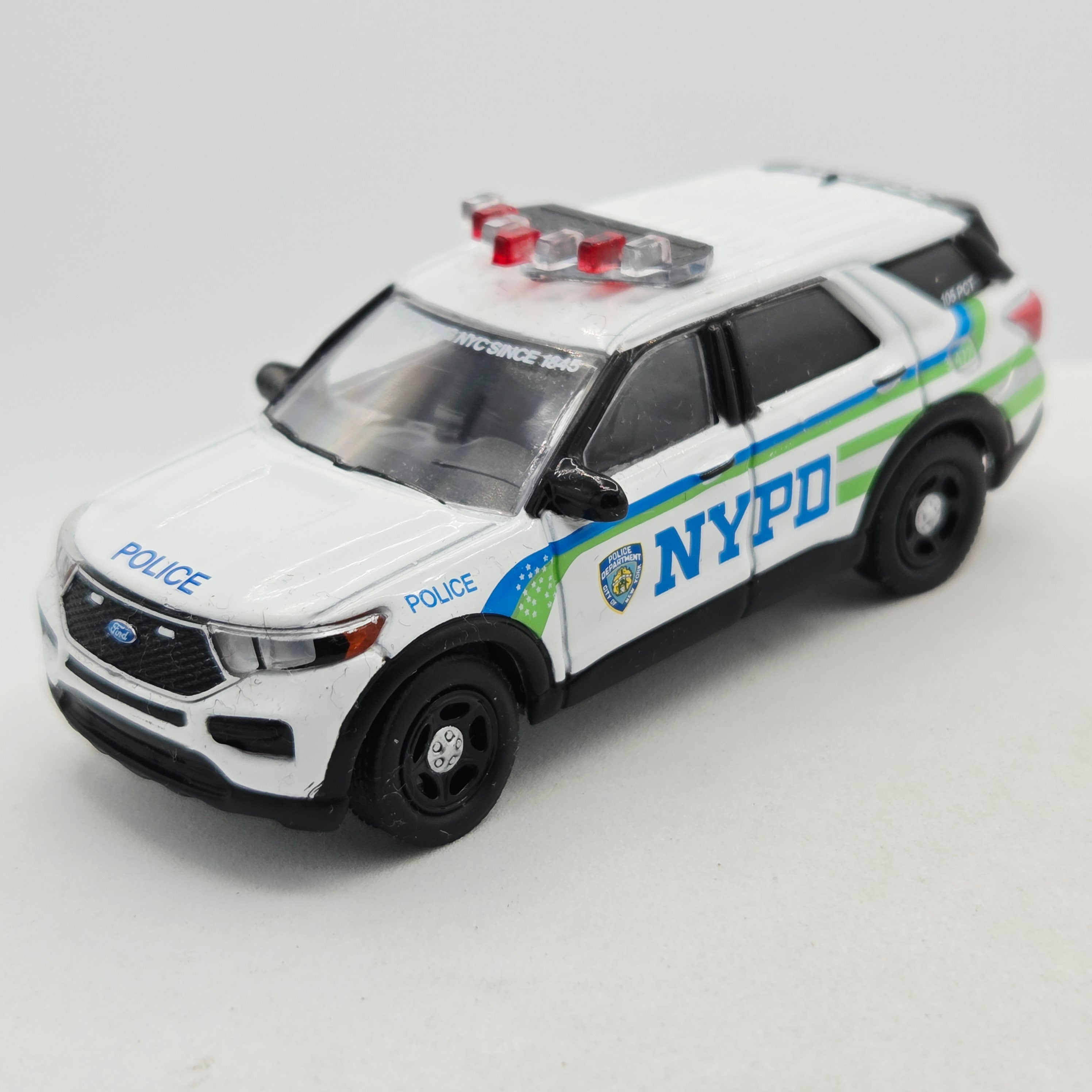 Greenlight '23 Ford Police Interceptor Utility - 1:64, New York Police NYPD, Loose (2024 Hobby Exclusive)
