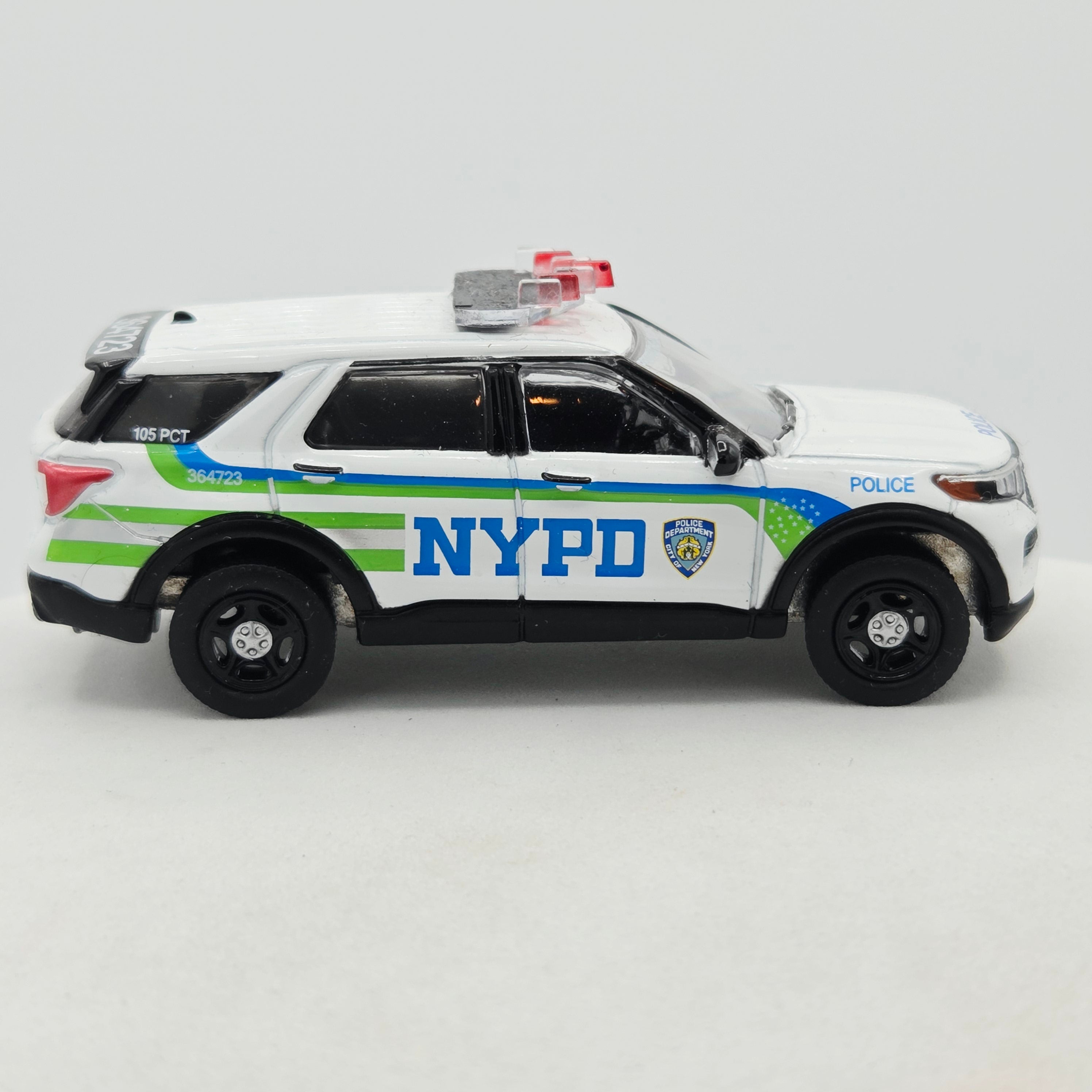 Greenlight '23 Ford Police Interceptor Utility - 1:64, New York Police NYPD, Loose (2024 Hobby Exclusive)