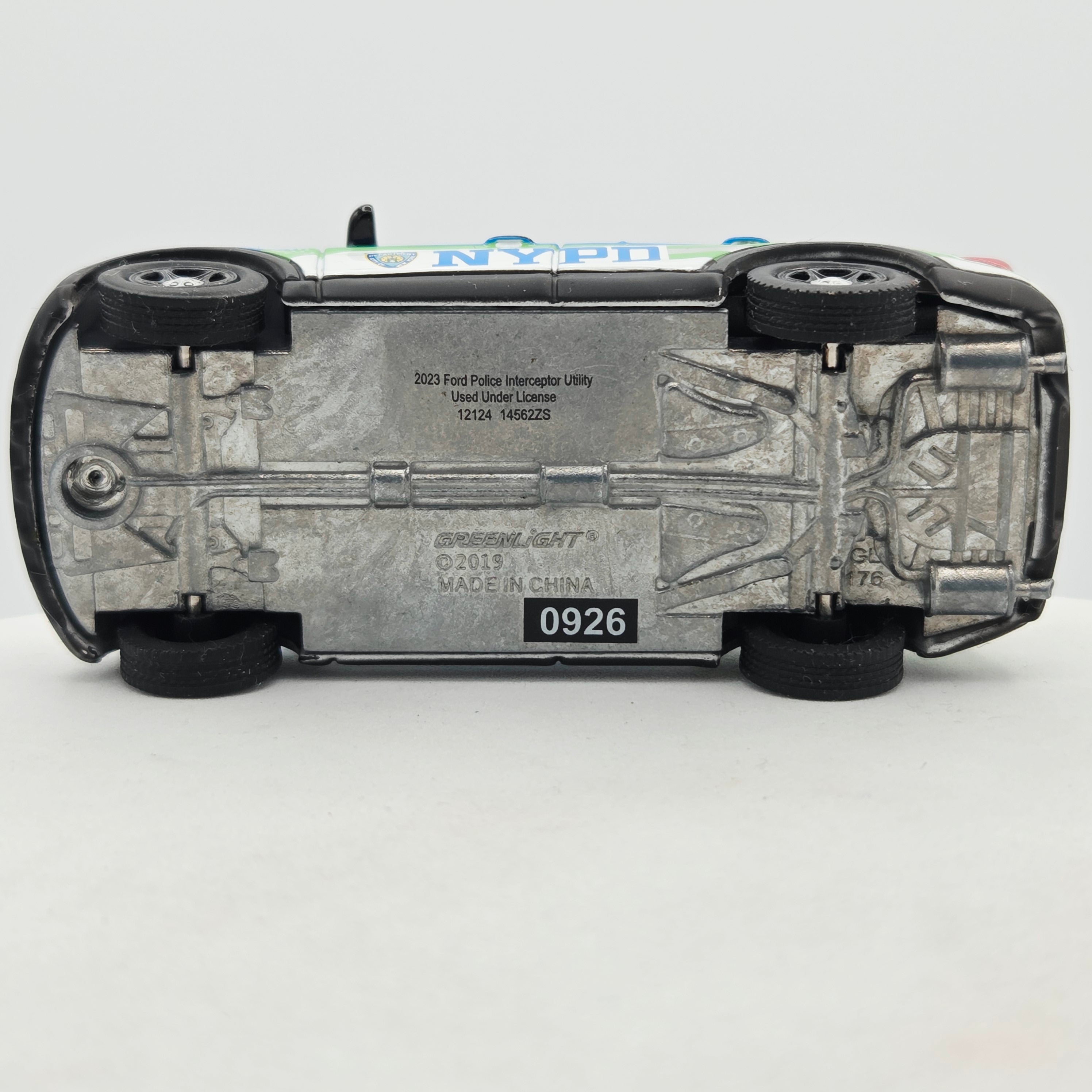 Greenlight '23 Ford Police Interceptor Utility - 1:64, New York Police NYPD, Loose (2024 Hobby Exclusive)