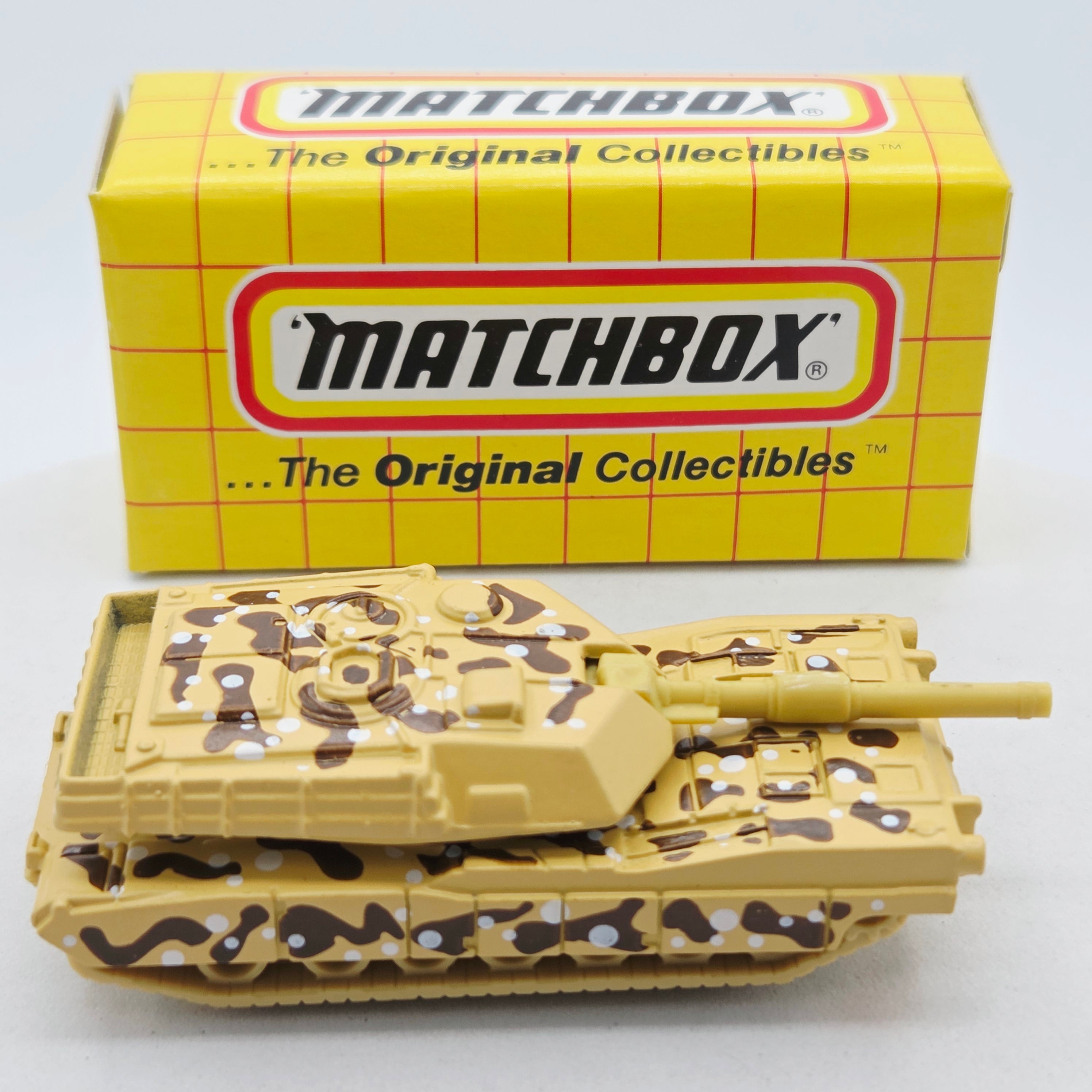 Matchbox M1A1 Abrams Main Battle Tank w/ Original Box (1995 MBX Basic 1-75)