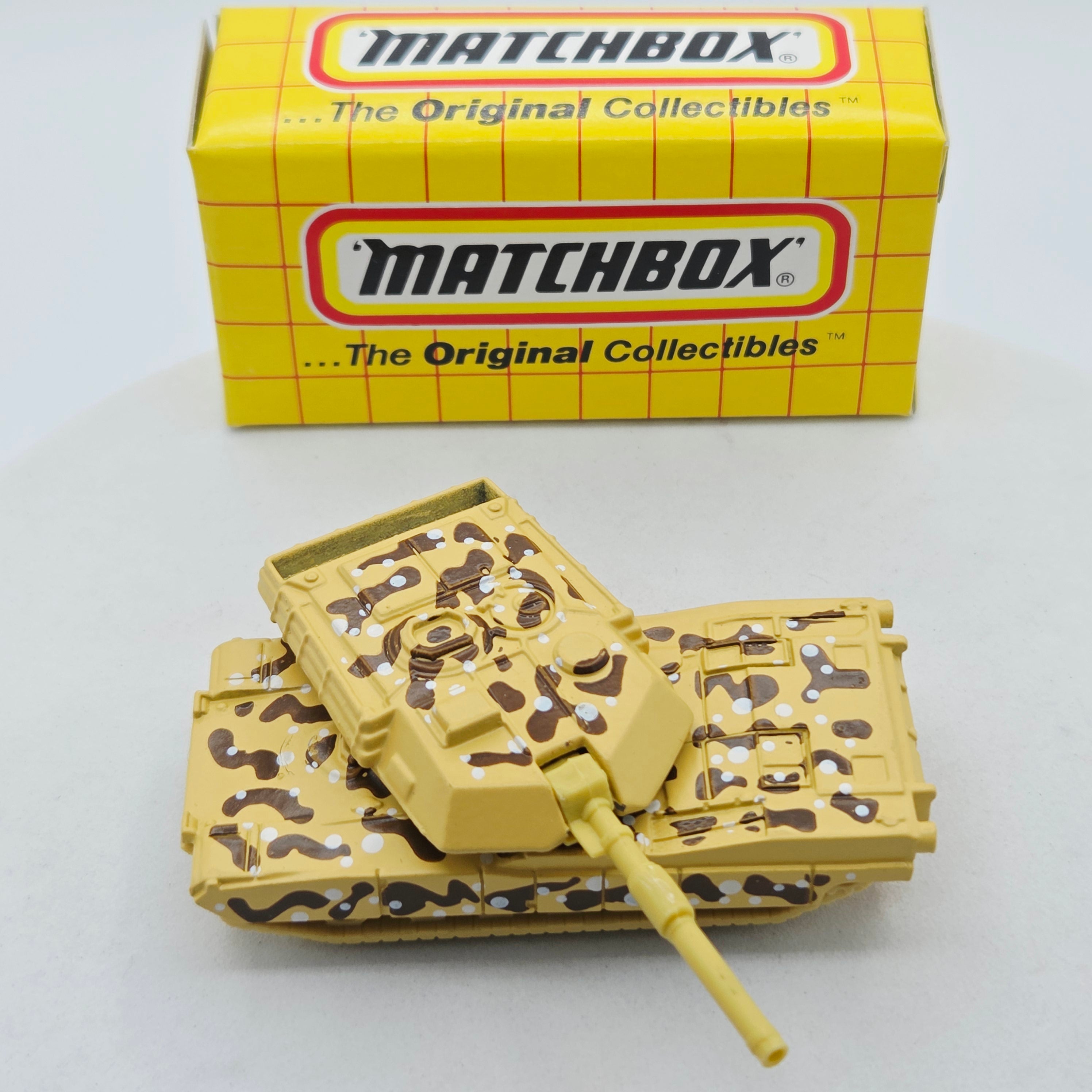 Matchbox M1A1 Abrams Main Battle Tank w/ Original Box (1995 MBX Basic 1-75)