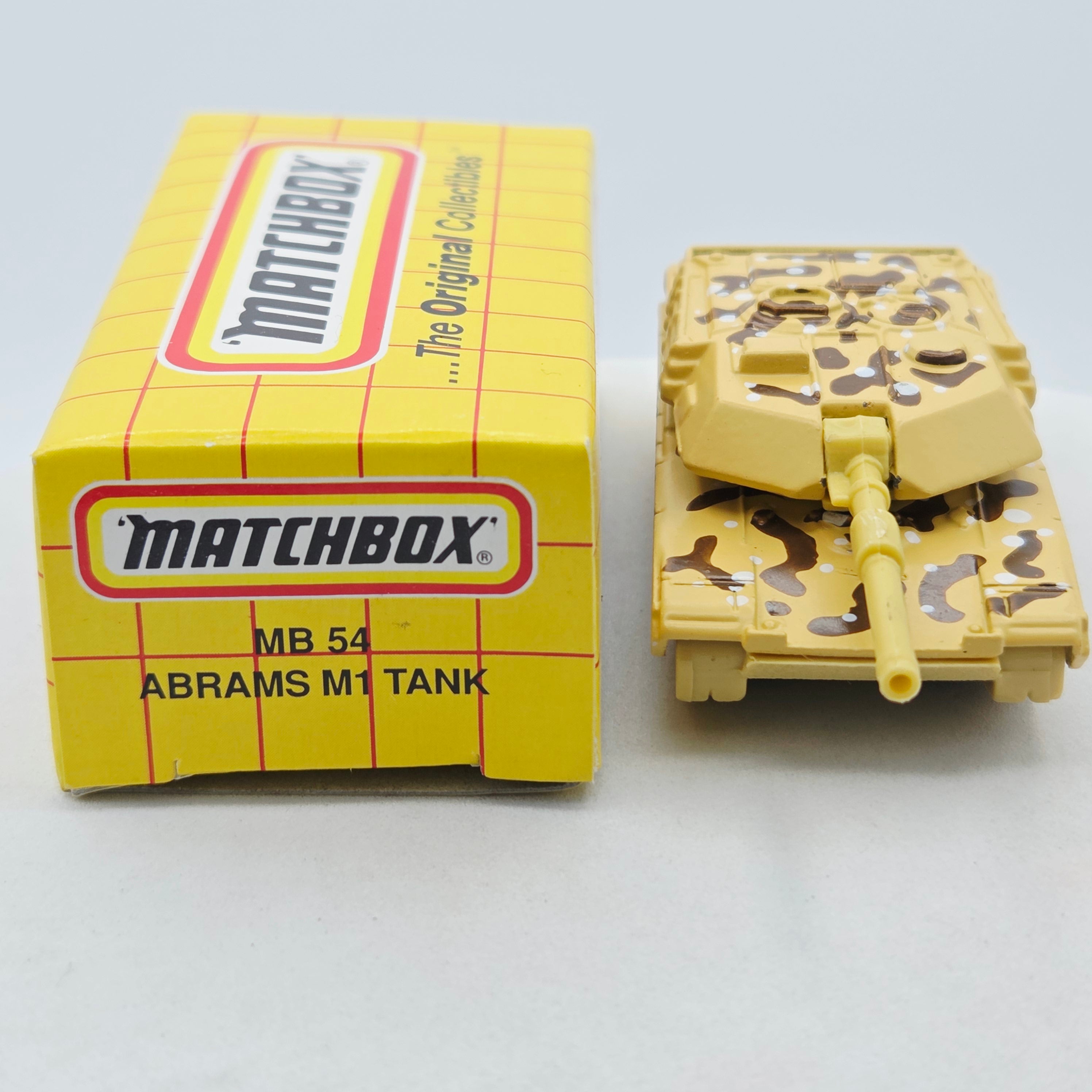 Matchbox M1A1 Abrams Main Battle Tank w/ Original Box (1995 MBX Basic 1-75)