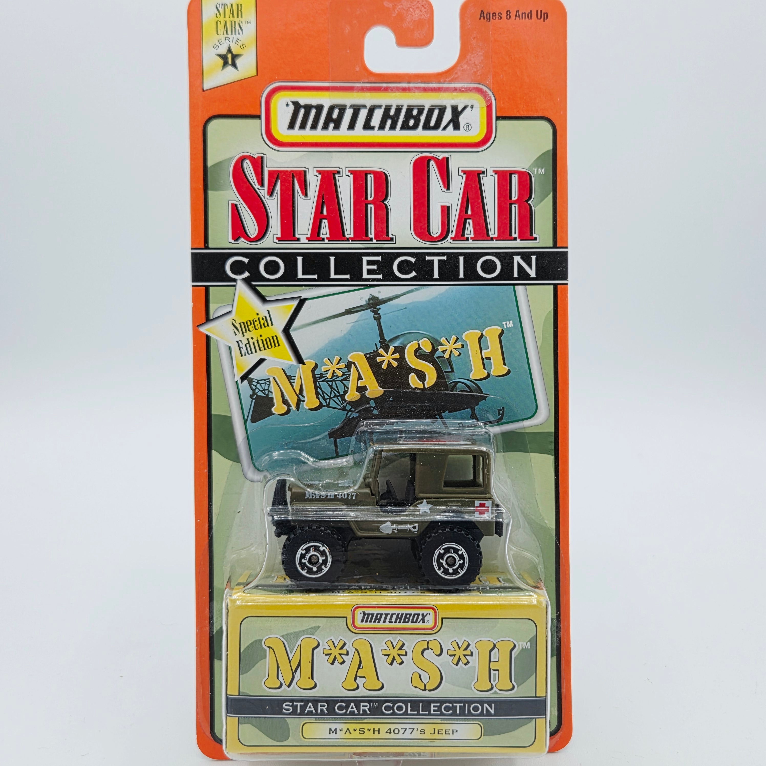 Matchbox '82 Jeep 4x4 "M*A*S*H" 4077 (1998 MBX Premiere Star Cars Series 1)