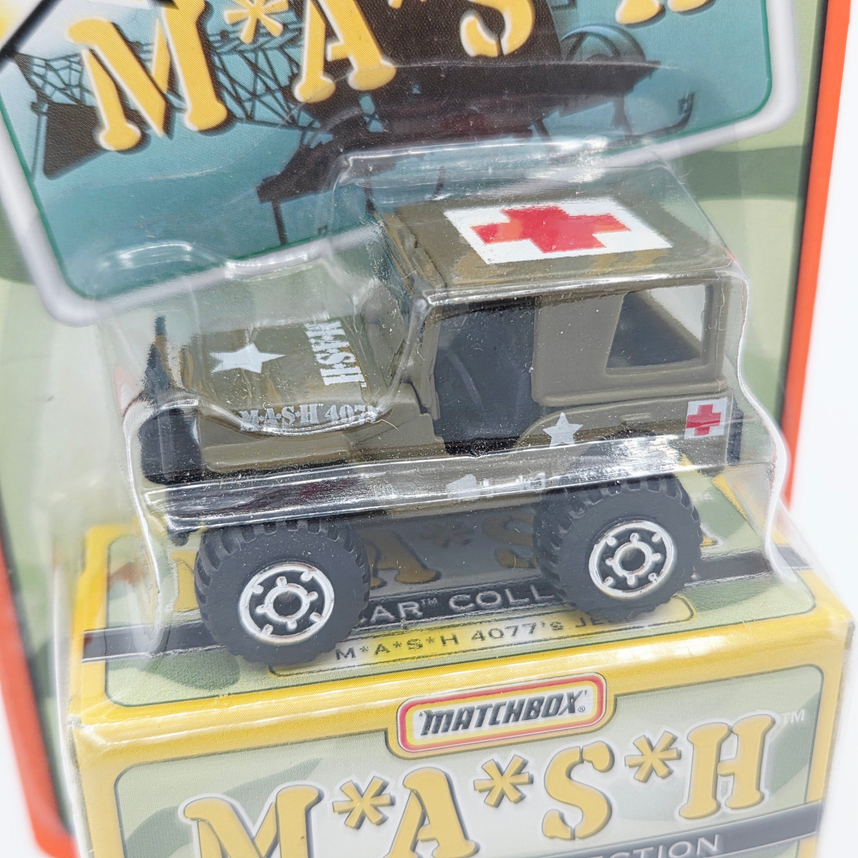 Matchbox '82 Jeep 4x4 "M*A*S*H" 4077 (1998 MBX Premiere Star Cars Series 1)