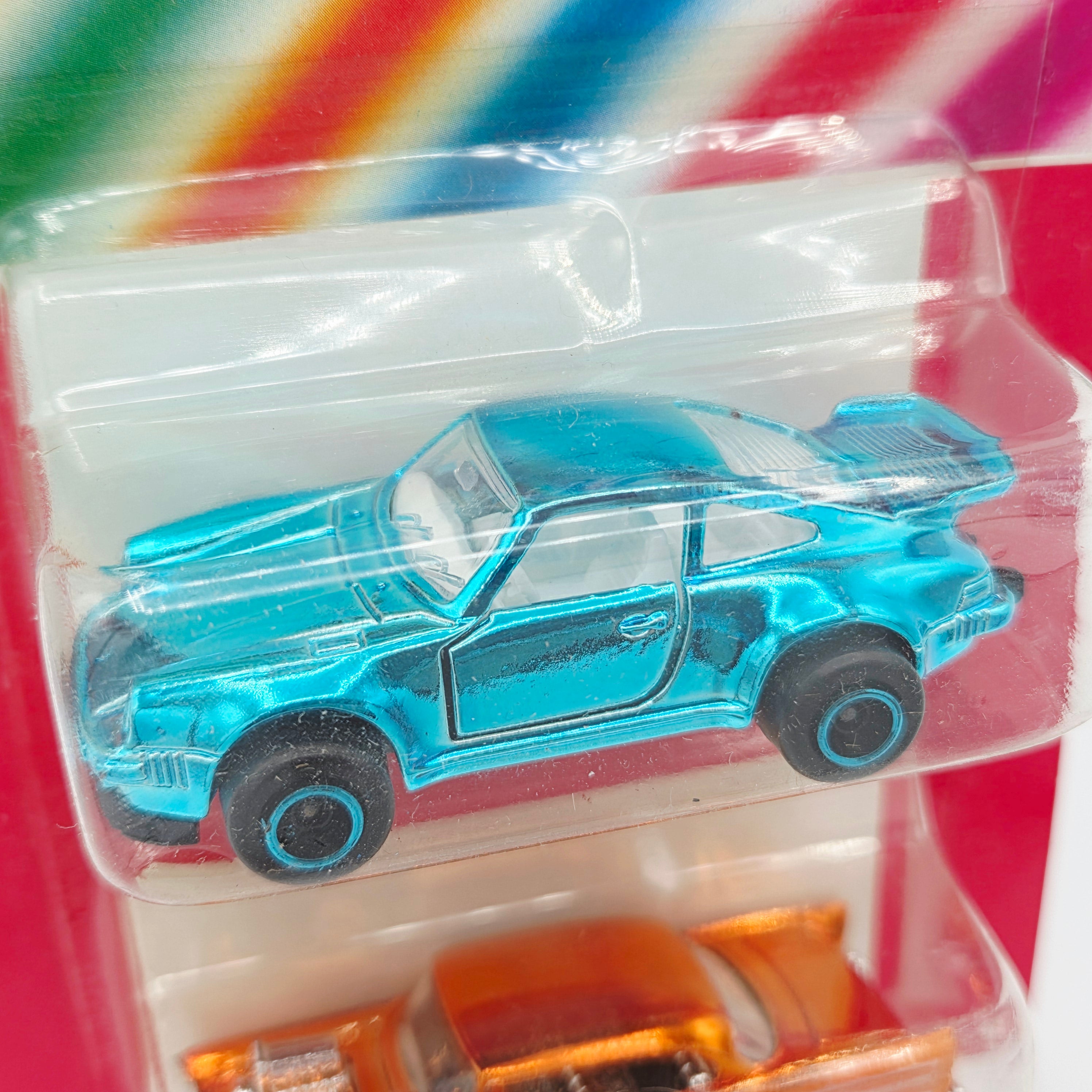 Majorette Porsche 911 #209 / '57 Chevy Bel Air #223 (1990 Kool Kromes - 200 Series)