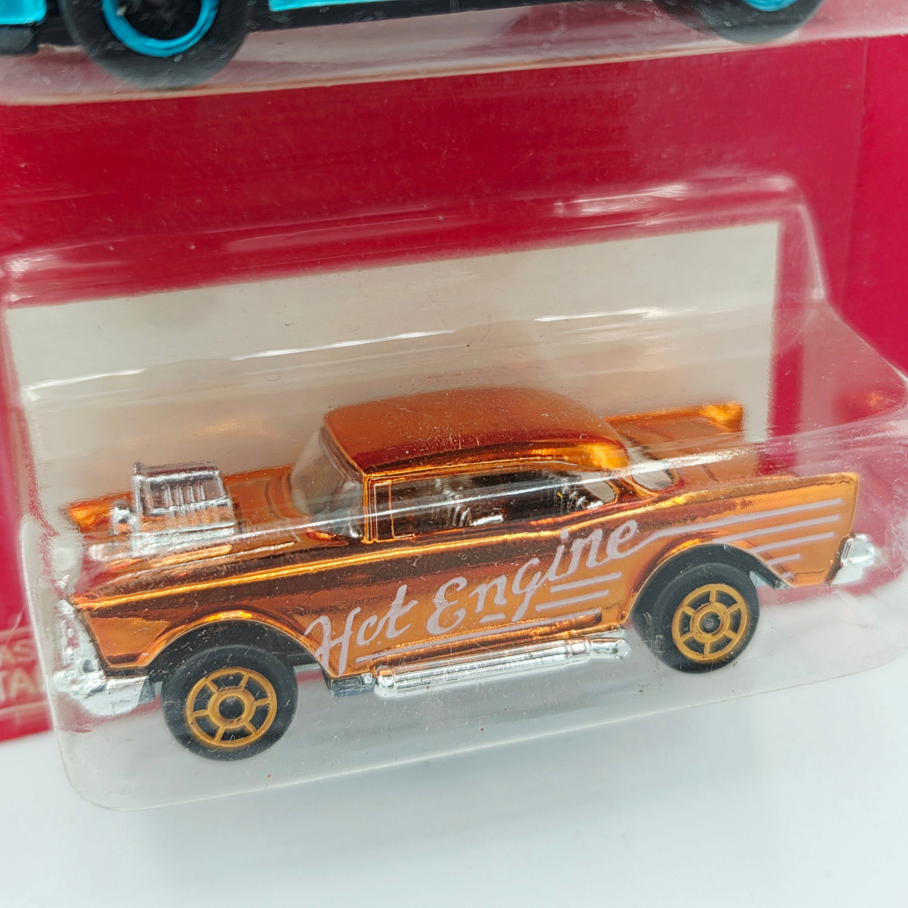 Majorette Porsche 911 #209 / '57 Chevy Bel Air #223 (1990 Kool Kromes - 200 Series)