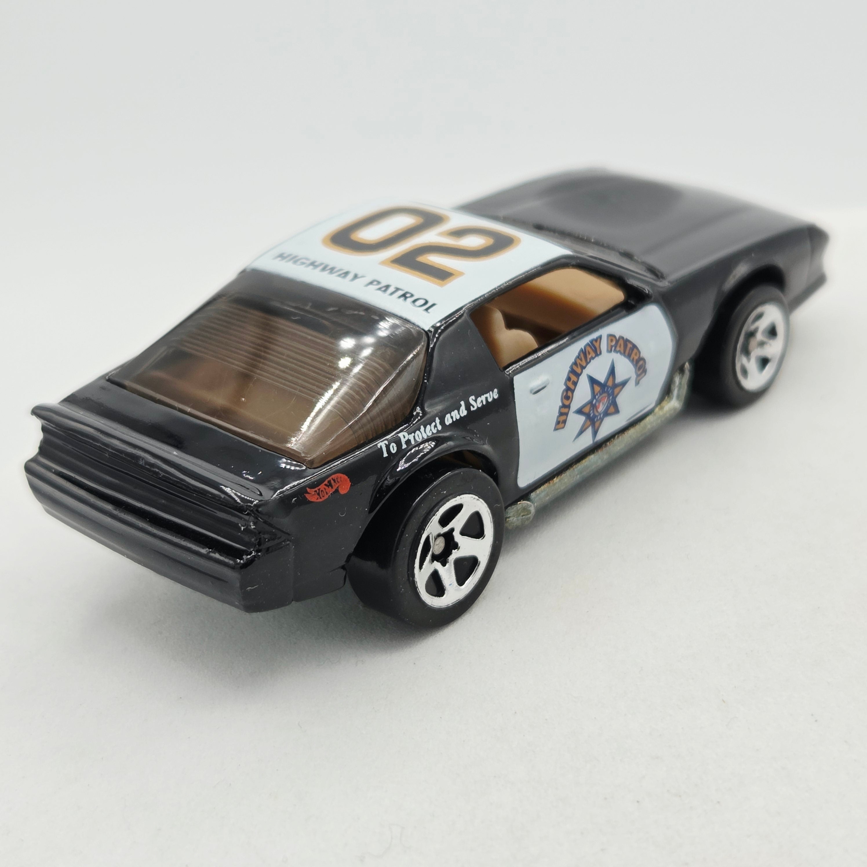 Hot Wheels Blown Camaro Z28 "Highway Patrol" Police Car - 5 Spoke Wheels (1998 Multipack Exclusive)