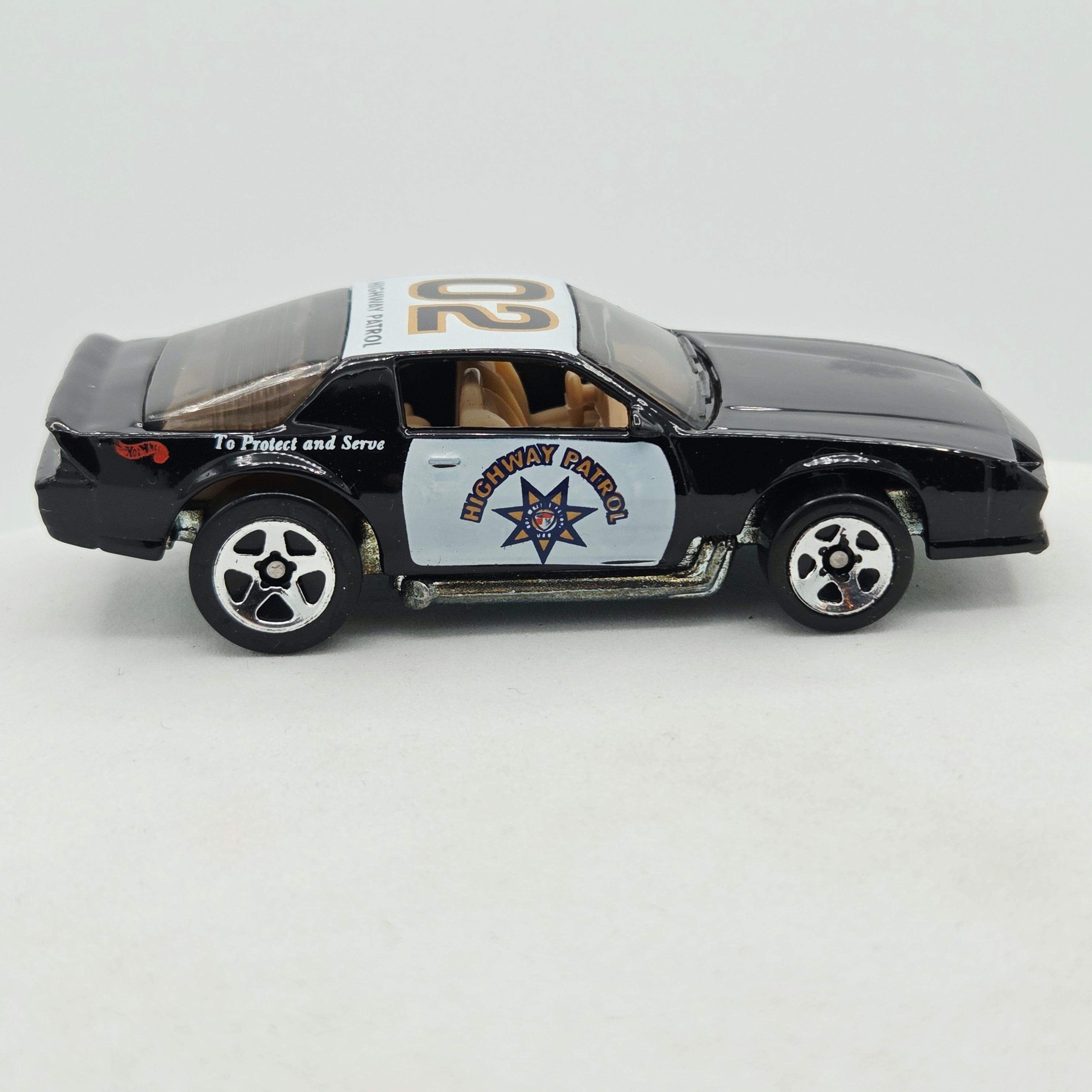 Hot Wheels Blown Camaro Z28 "Highway Patrol" Police Car - 5 Spoke Wheels (1998 Multipack Exclusive)