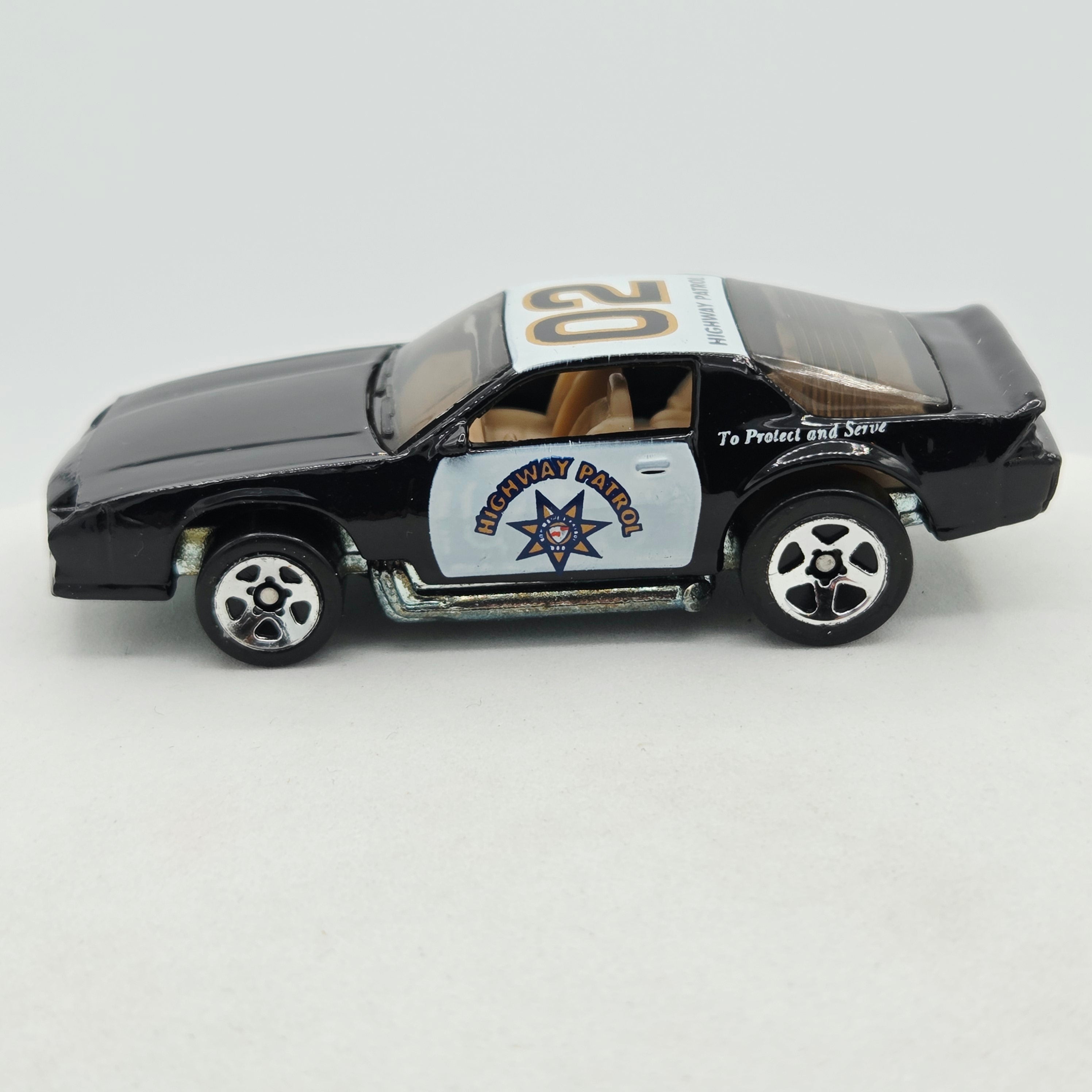 Hot Wheels Blown Camaro Z28 "Highway Patrol" Police Car - 5 Spoke Wheels (1998 Multipack Exclusive)