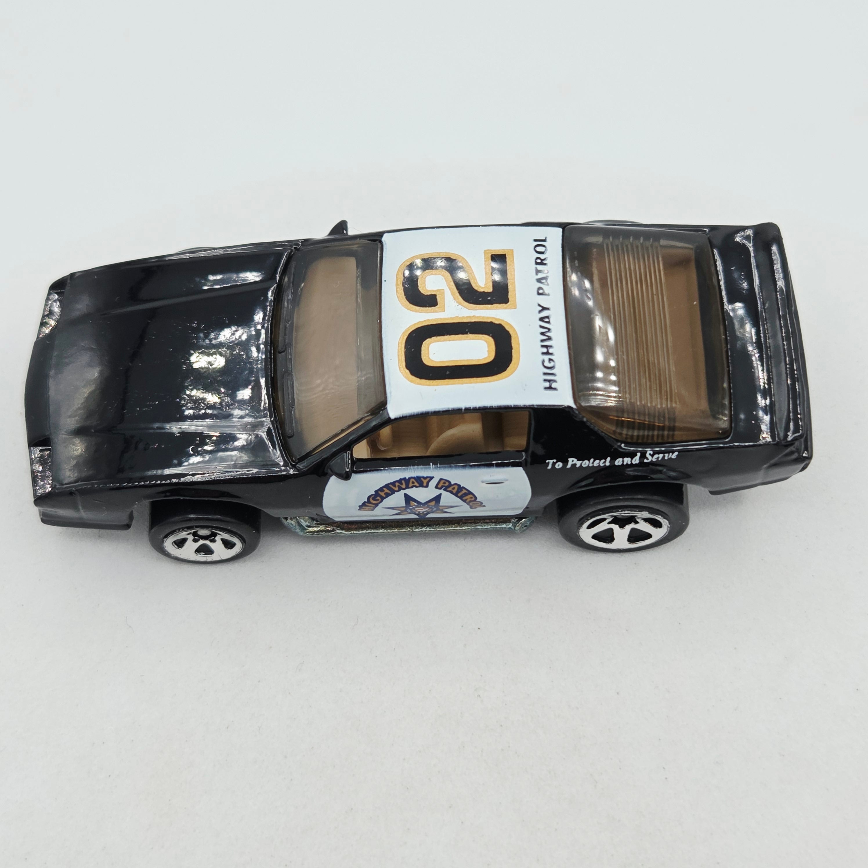 Hot Wheels Blown Camaro Z28 "Highway Patrol" Police Car - 5 Spoke Wheels (1998 Multipack Exclusive)