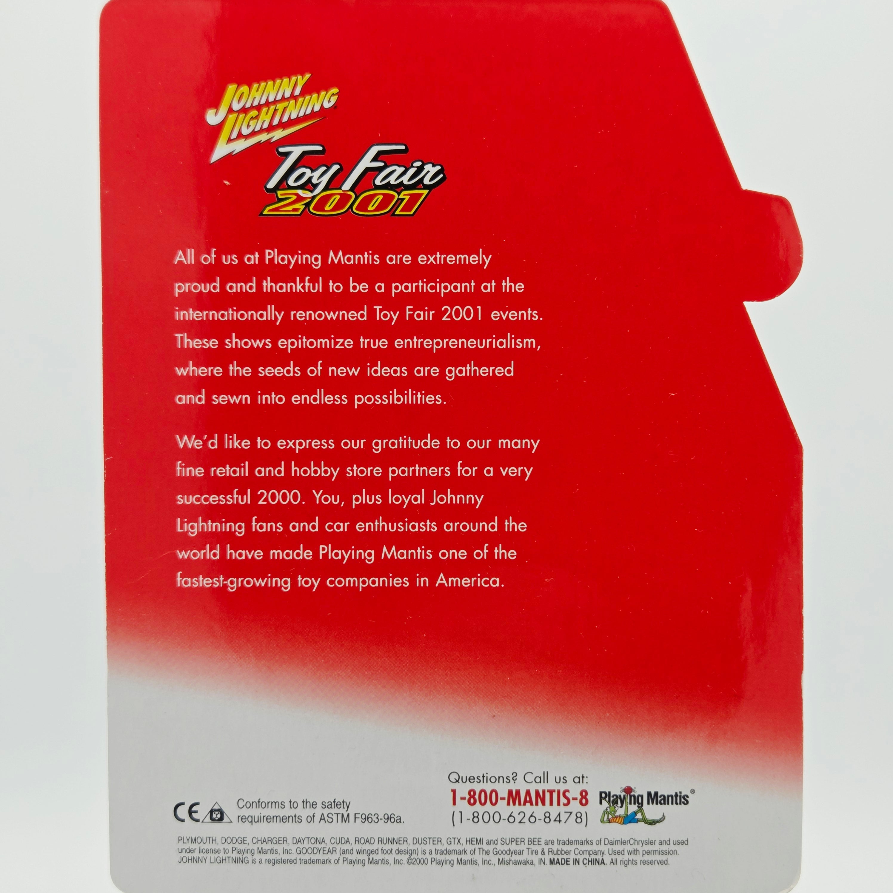 Johnny Lightning '69 Dodge Charger - 1:64 (2001 Toy Fair Convention Exclusive)