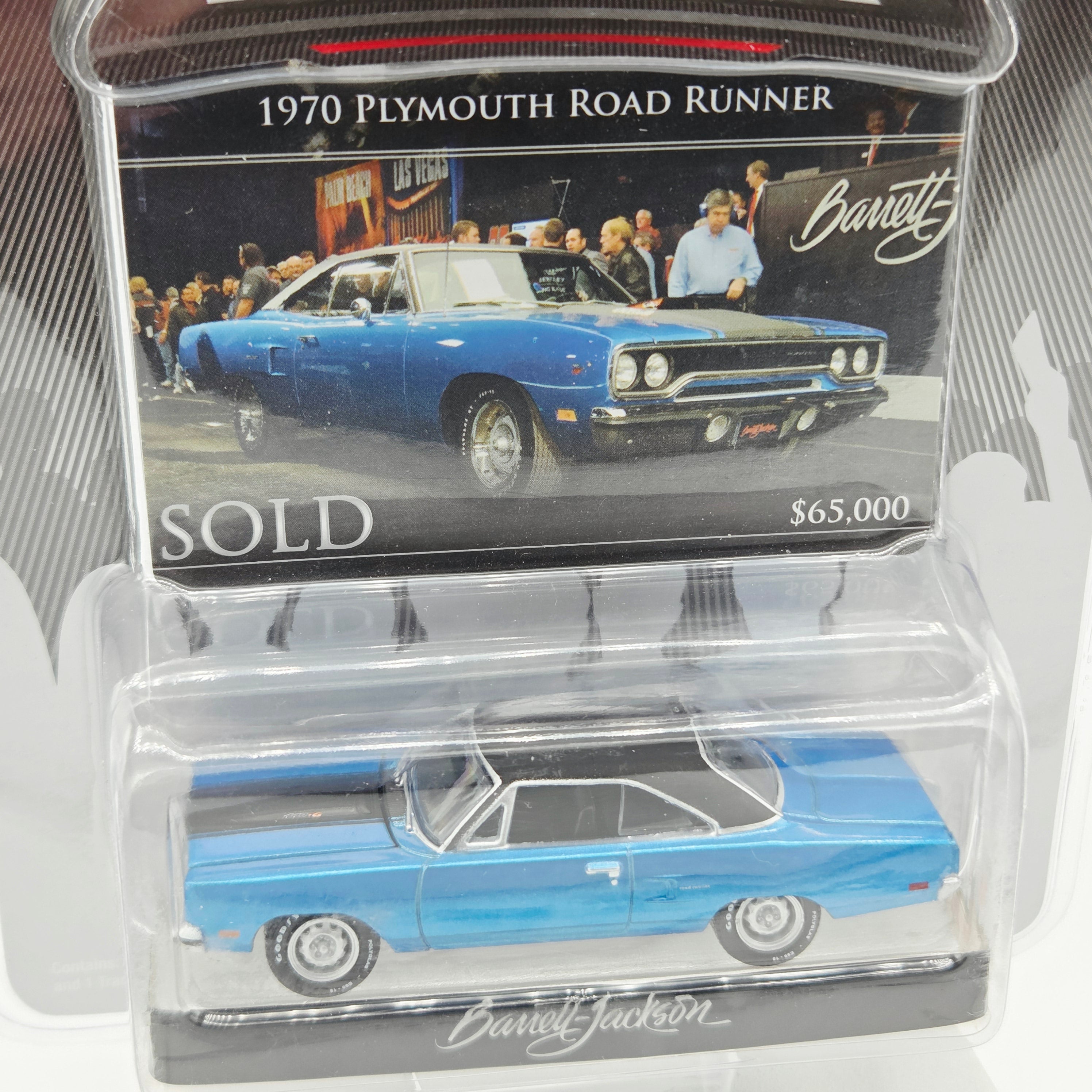 GreenLight '70 Plymouth Road Runner - 1:64 (2008 Auction Block - Barrett Jackson)