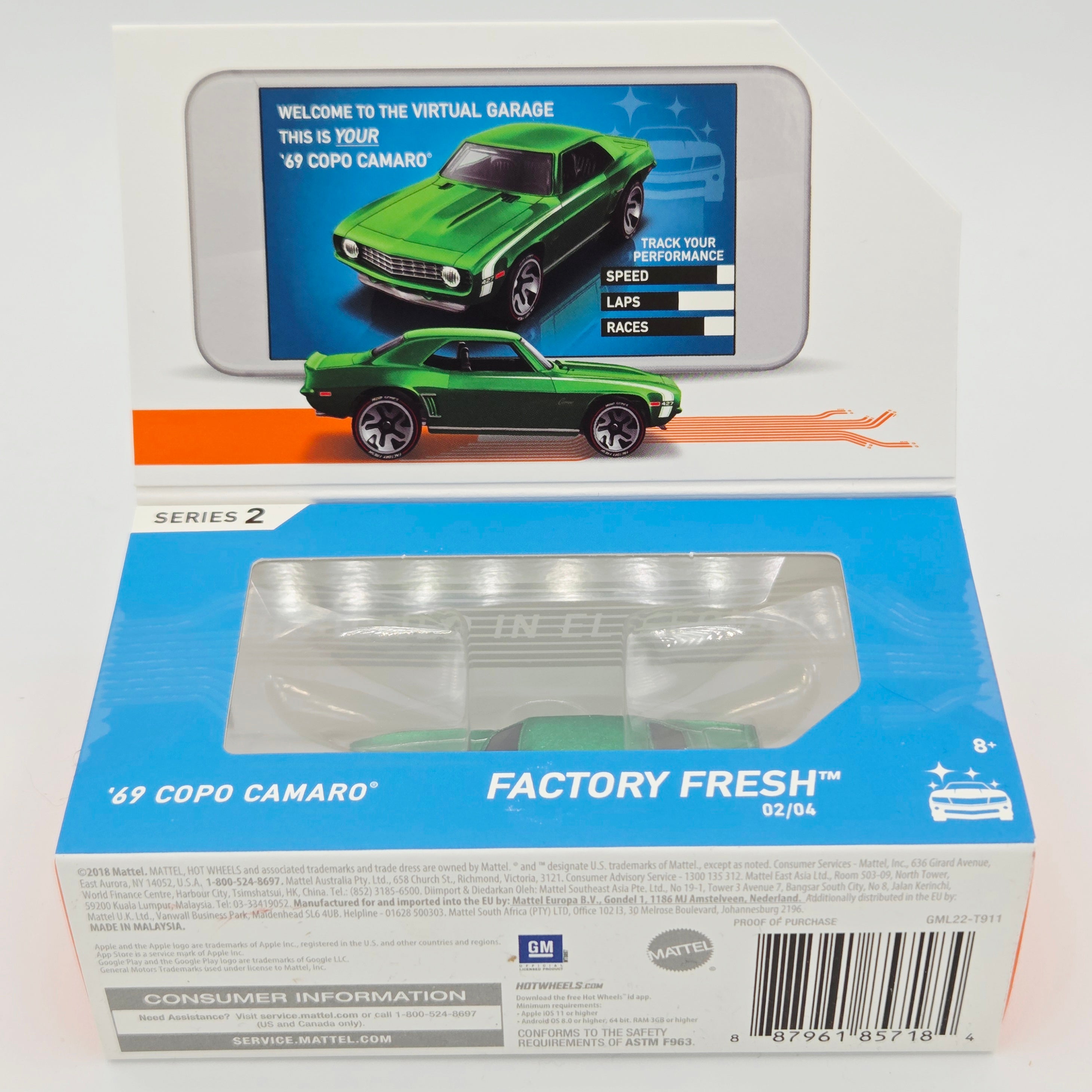 Hot Wheels '69 COPO Camaro, Chevrolet (2018 HW ID Series)