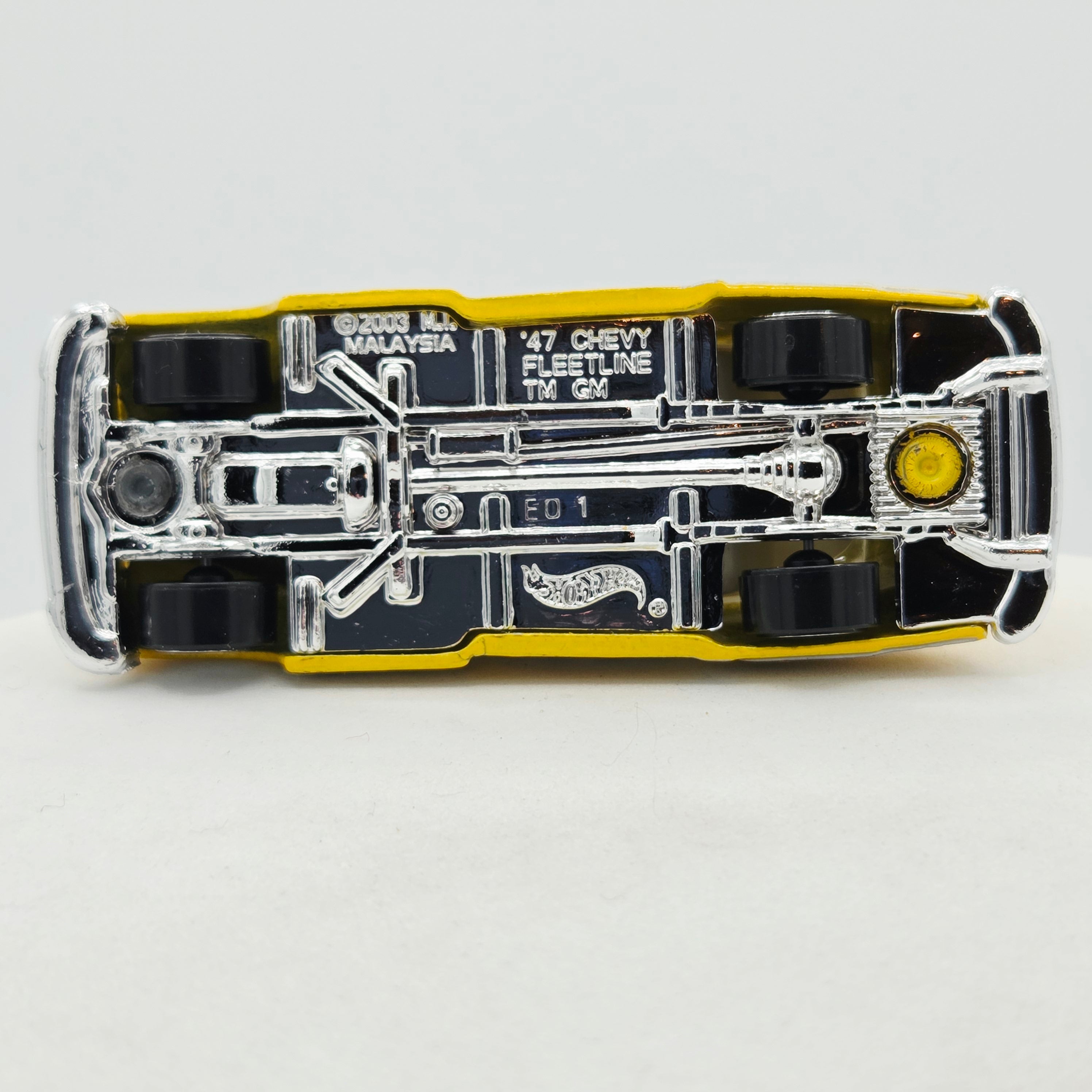 Hot Wheels '47 Chevy Fleetline "Taxi" - Yellow (2012 HW Basic - City Works)
