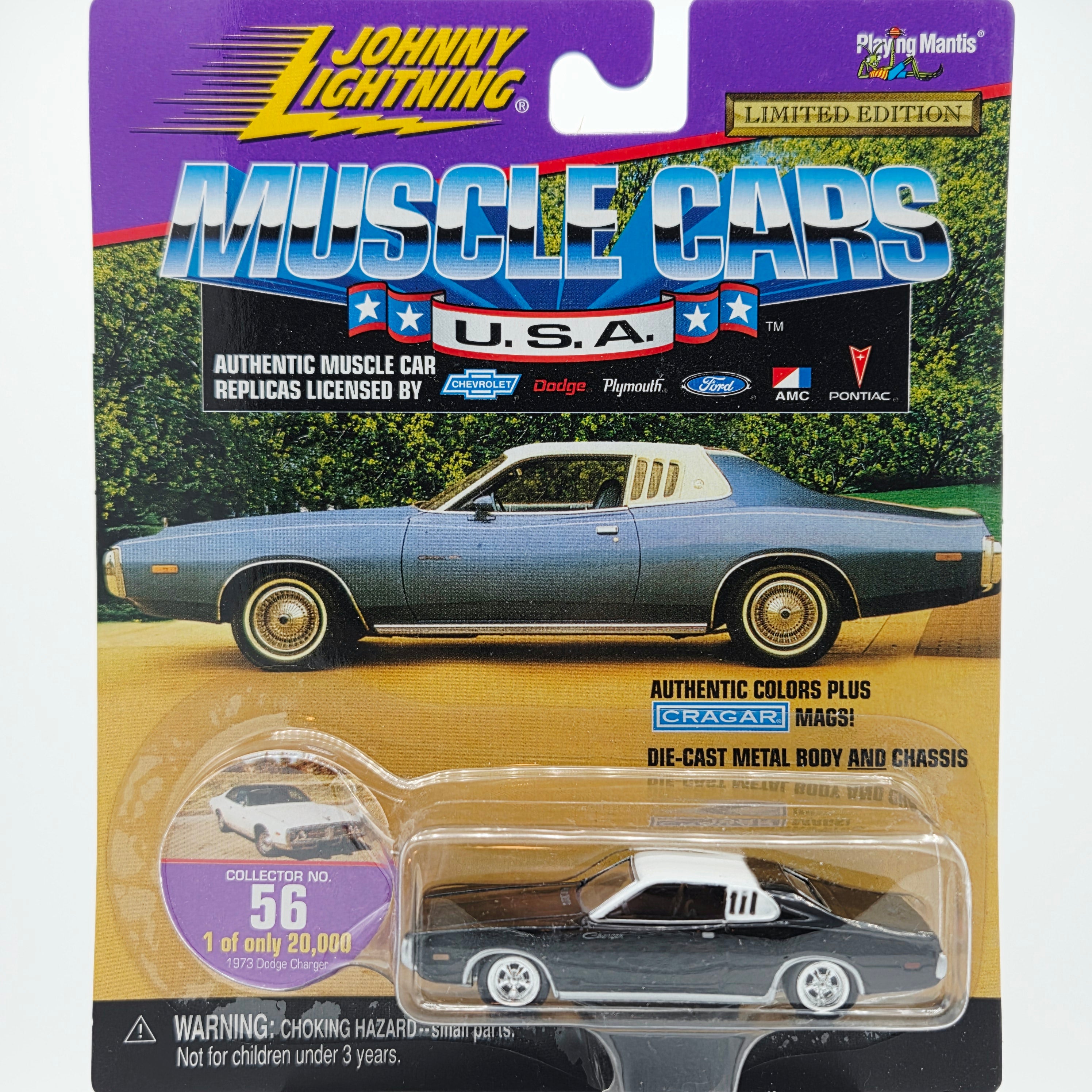 Johnny Lightning '73 Dodge Charger #56 - 1:64 (1999 Muscle Cars USA)