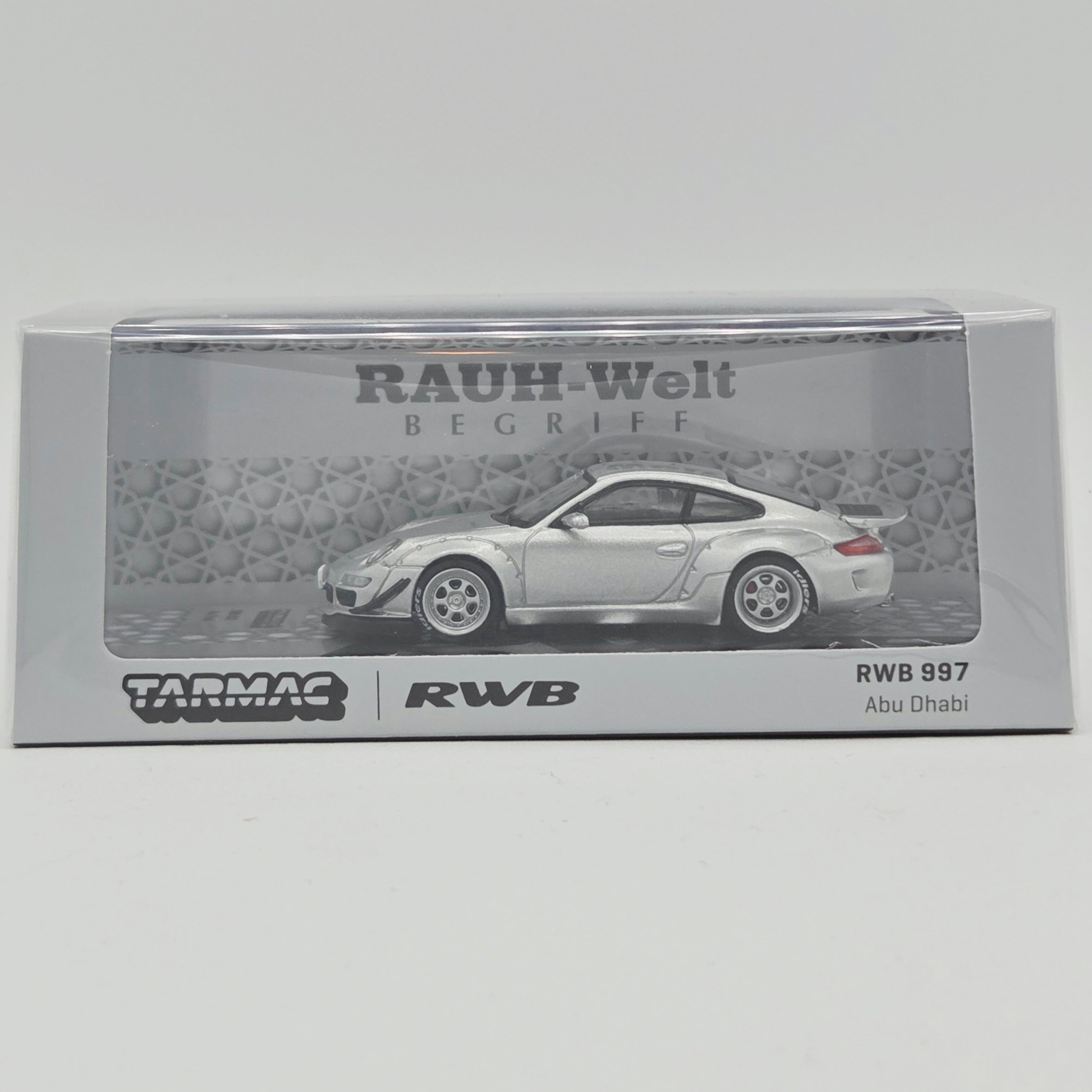 Tarmac Works RWB Porsche 997 Abu Dhabi - 1:64, Silver (2024 Hobby64)