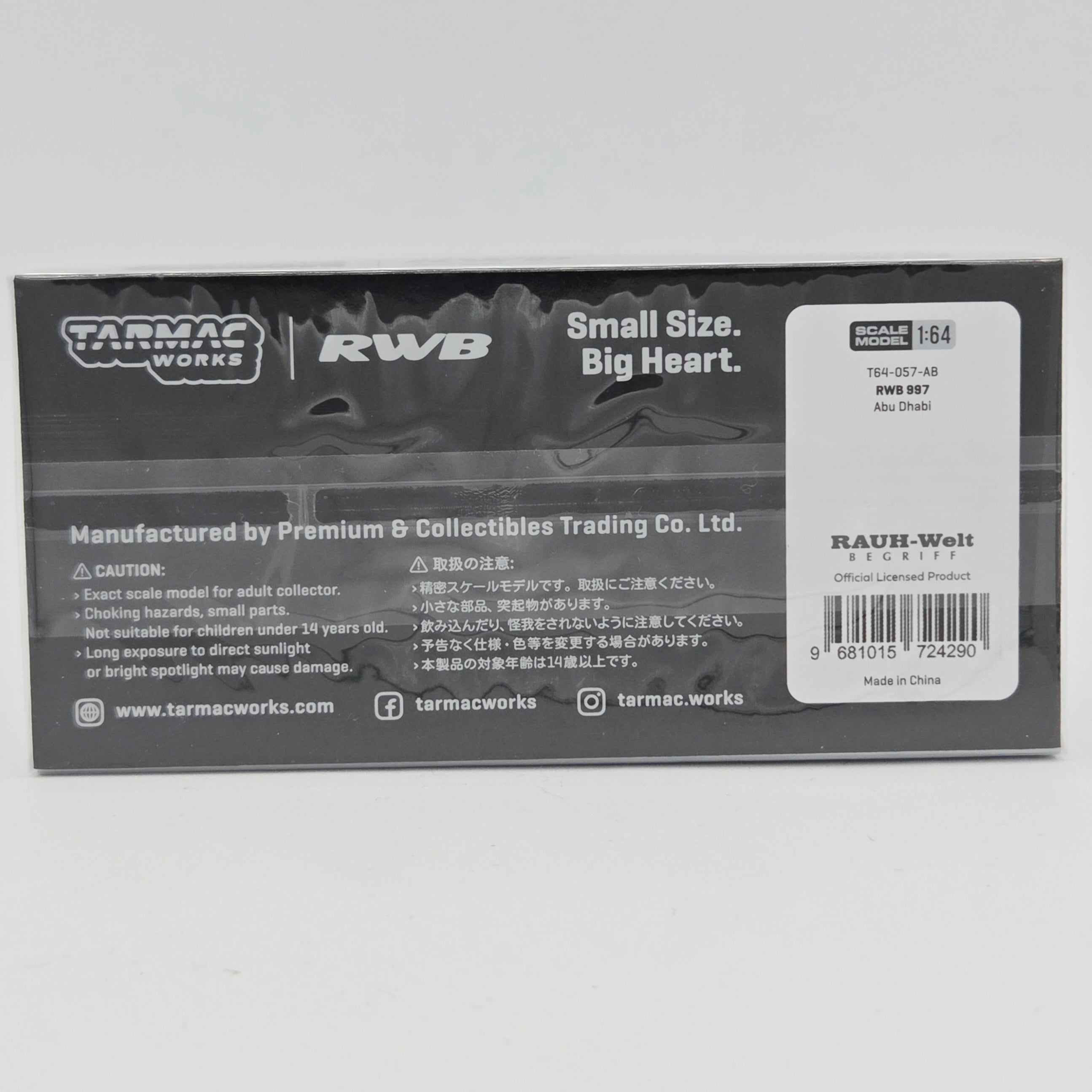 Tarmac Works RWB Porsche 997 Abu Dhabi - 1:64, Silver (2024 Hobby64)
